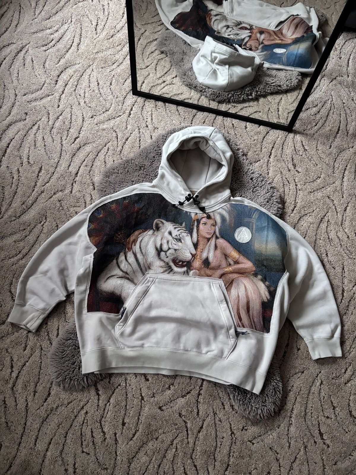 Nike ACG Nike ACG Reworked Junya Watanabe style beige hoodie Size US XXL / EU 58 / 5 - 1 Thumbnail