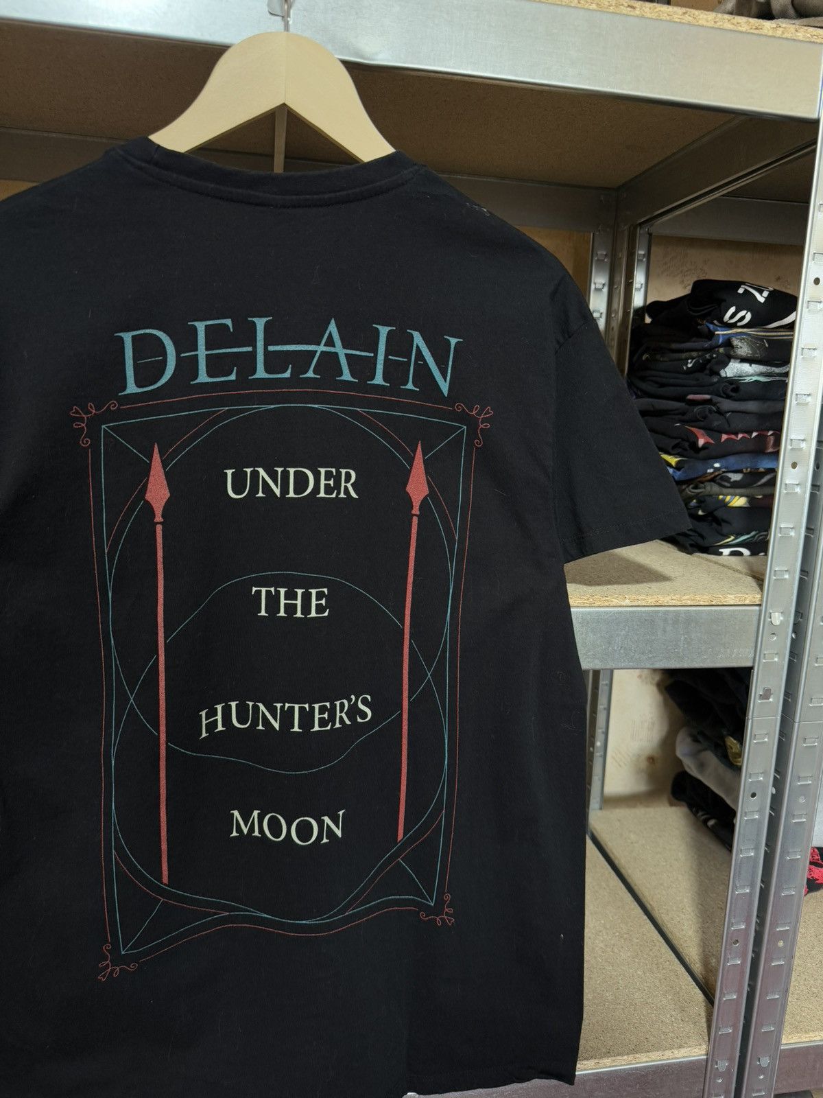 Band Tees × Vintage Vintage Delain Under The Hunter’s Moon 2019 T-Shirt Y2K Size US M / EU 48-50 / 2 - 4 Thumbnail