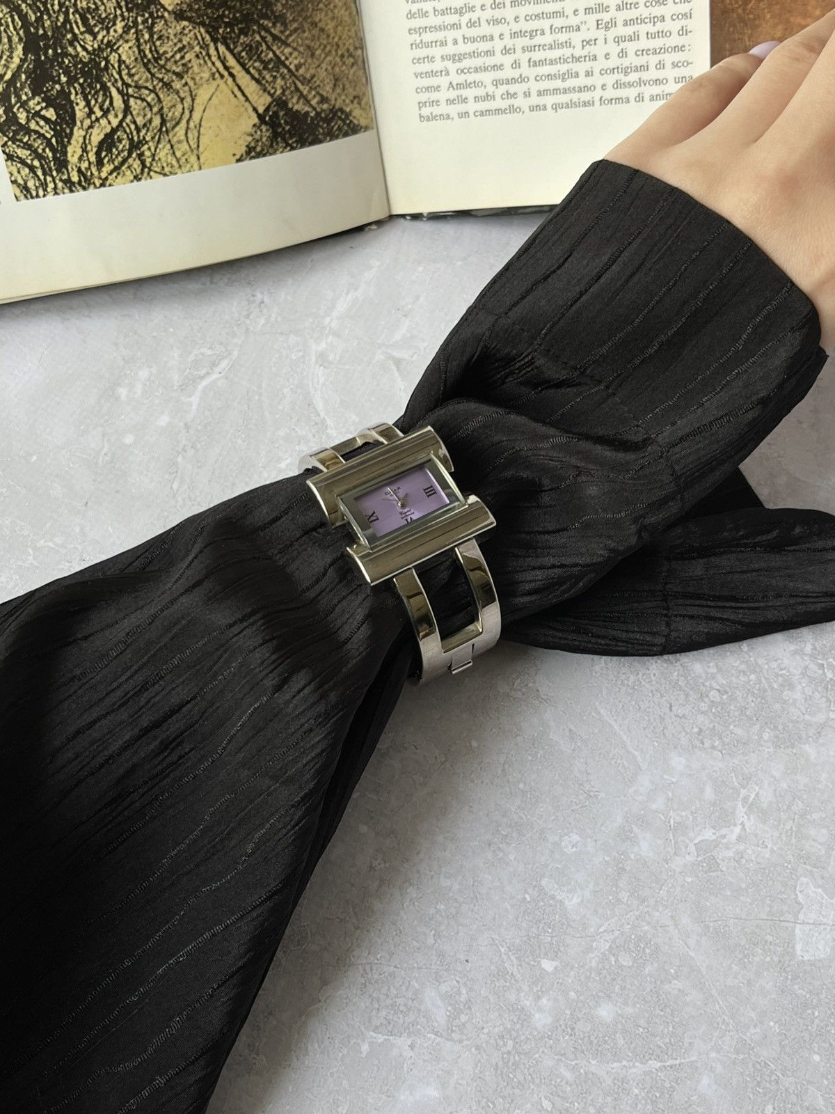 Japanese Brand × Jewelry × Vintage Qmax Quartz Elegant Watch with Metal Bracelet Size ONE SIZE - 8 Thumbnail