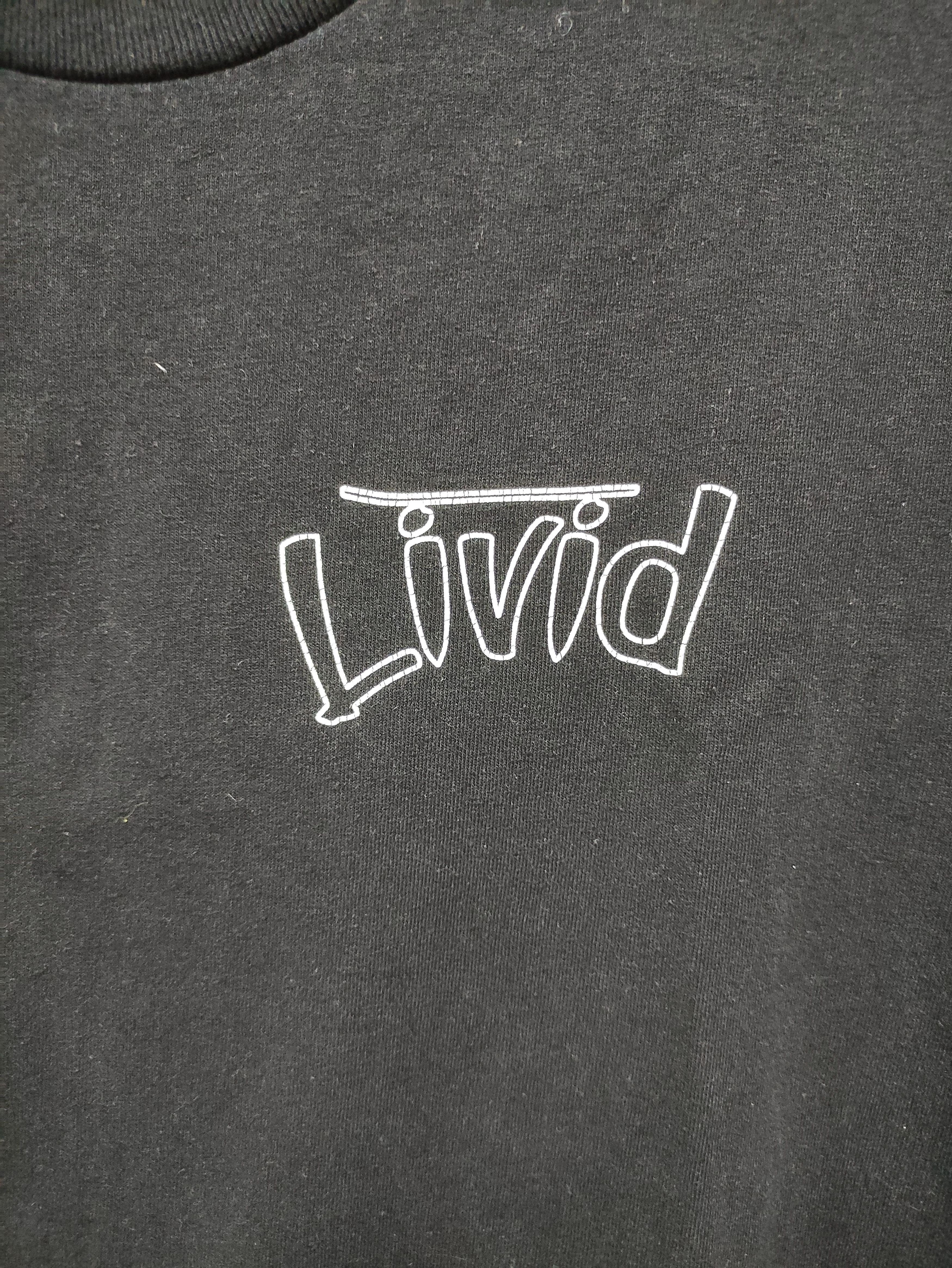 Livid LIVID SKATEBOARD mens black tee Size US XL / EU 56 / 4 - 3 Thumbnail