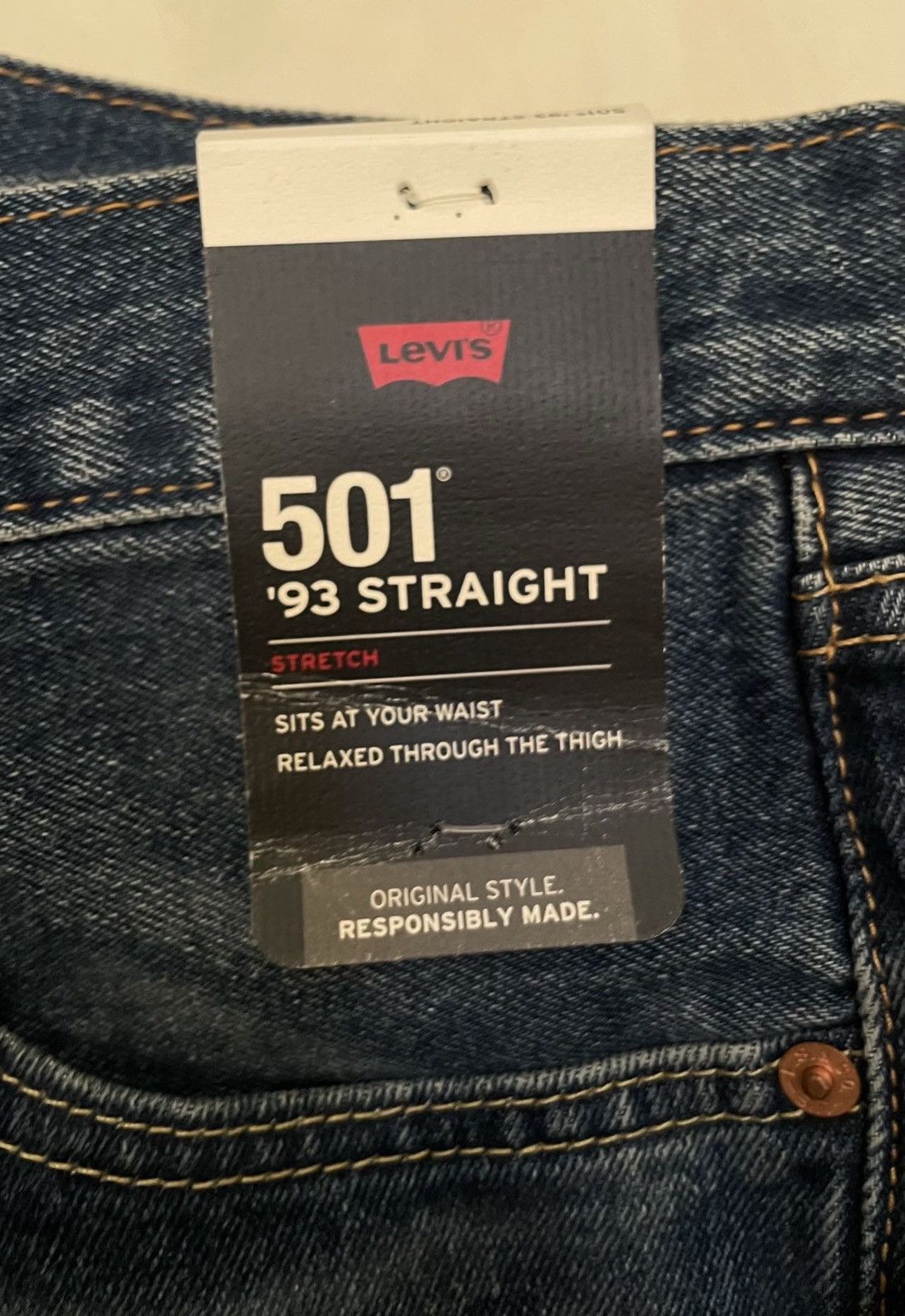 Levi's Levi’s 501 ‘93 Straight Painter Jeans Size US 32 / EU 48 - 3 Thumbnail