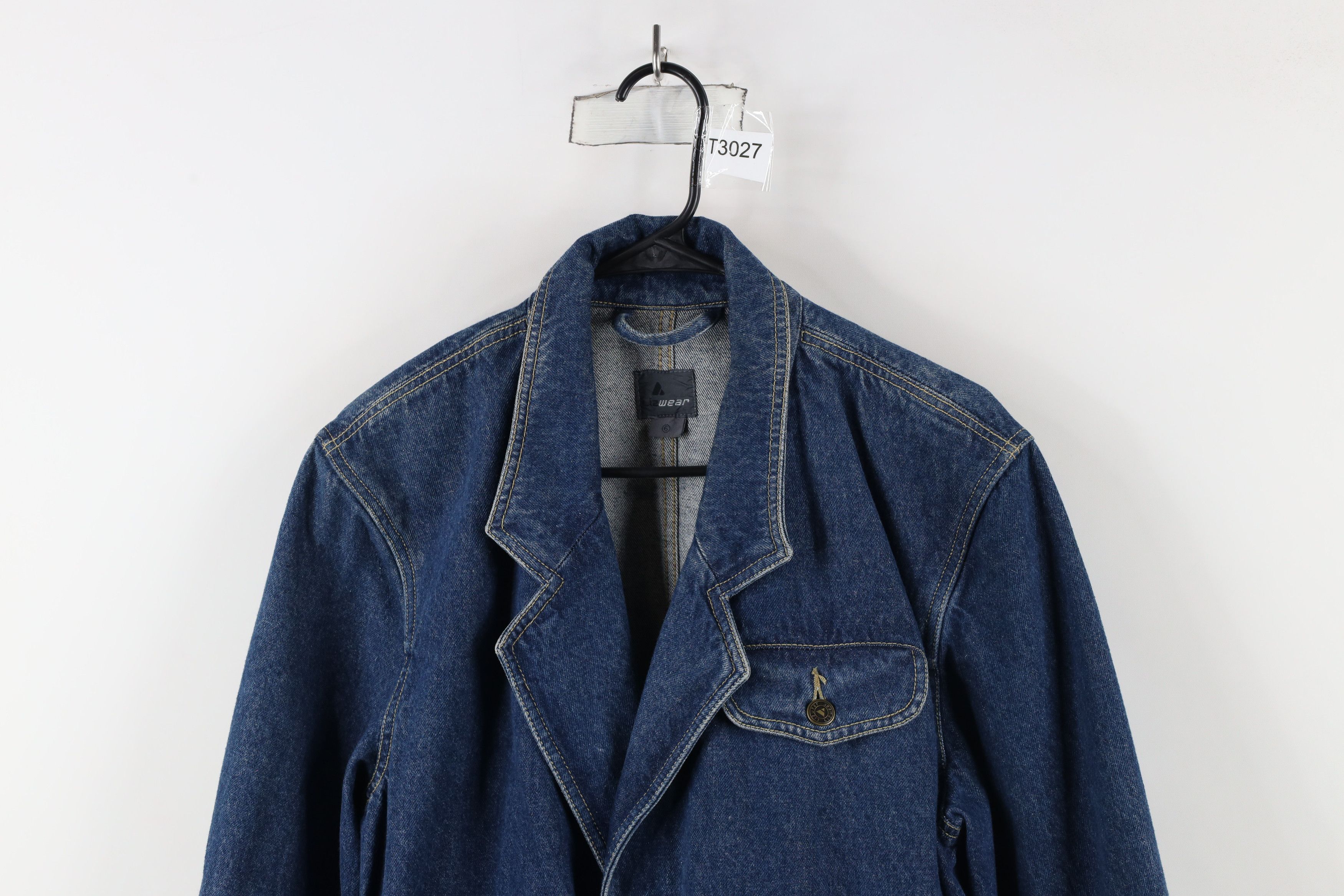 Vintage Vintage 90s Streetwear Denim Jean Blazer Jacket Blue Cotton Size M / US 6-8 / IT 42-44 - 2 Thumbnail