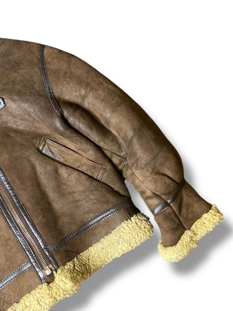 Japanese Brand Vintage B-3 Shearling Leather Jacket (146) Size US M / EU 48-50 / 2 - 5 Thumbnail
