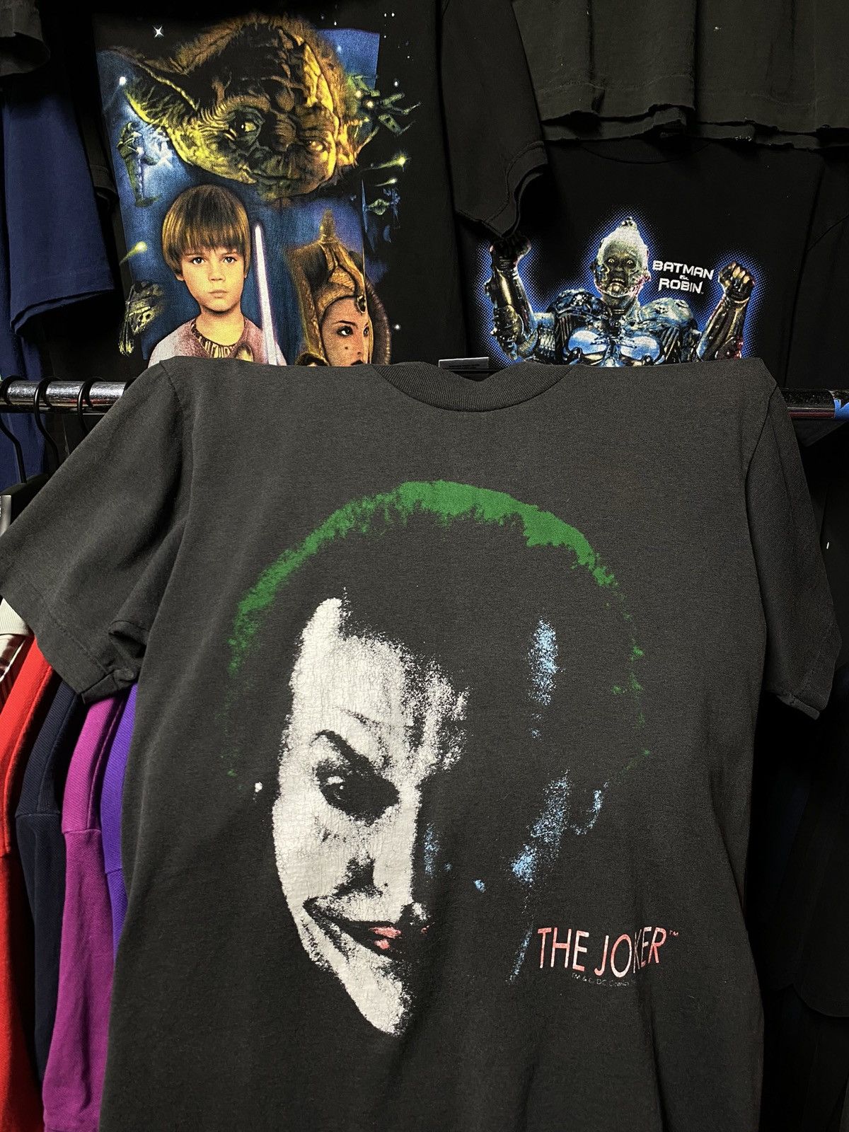DC Comics × Vintage Vintage 1980’s Batman Joker Jack Nicholson T-Shirt Large Size US L / EU 52-54 / 3 - 5 Thumbnail