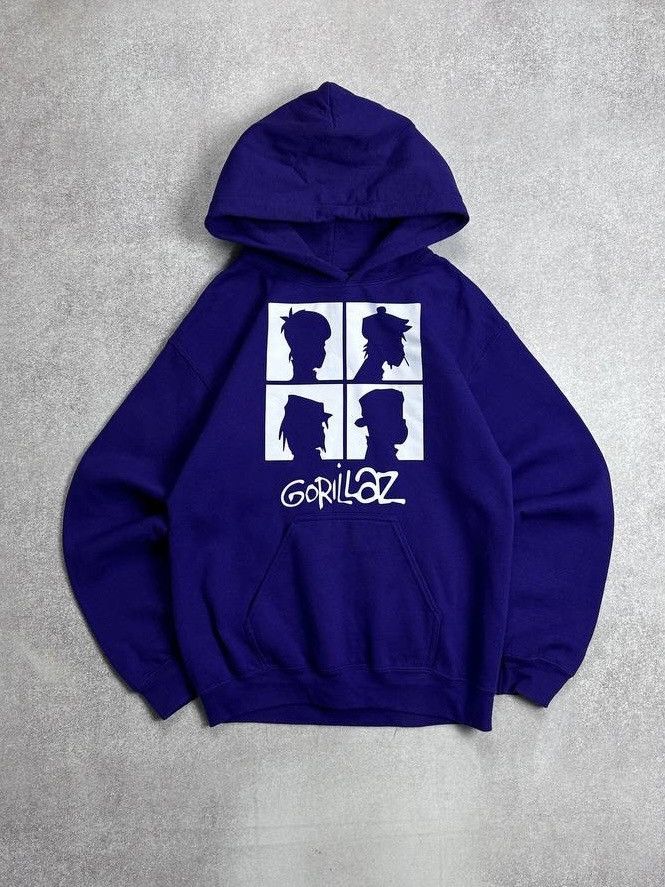 Vintage Vintage Gorillaz Promo Boxy Hoodie Y2K S Size US S / EU 44-46 / 1 - 1 Thumbnail