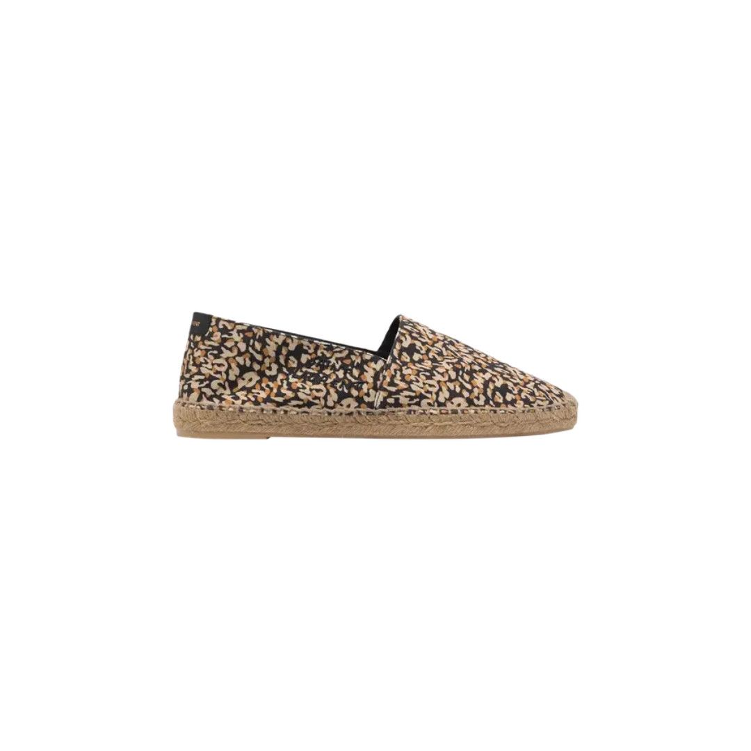 Saint Laurent Paris o1s1wg110126 605951 Embroidered Espadrilles in Leopard Size US 10 / EU 43 - 1 Preview