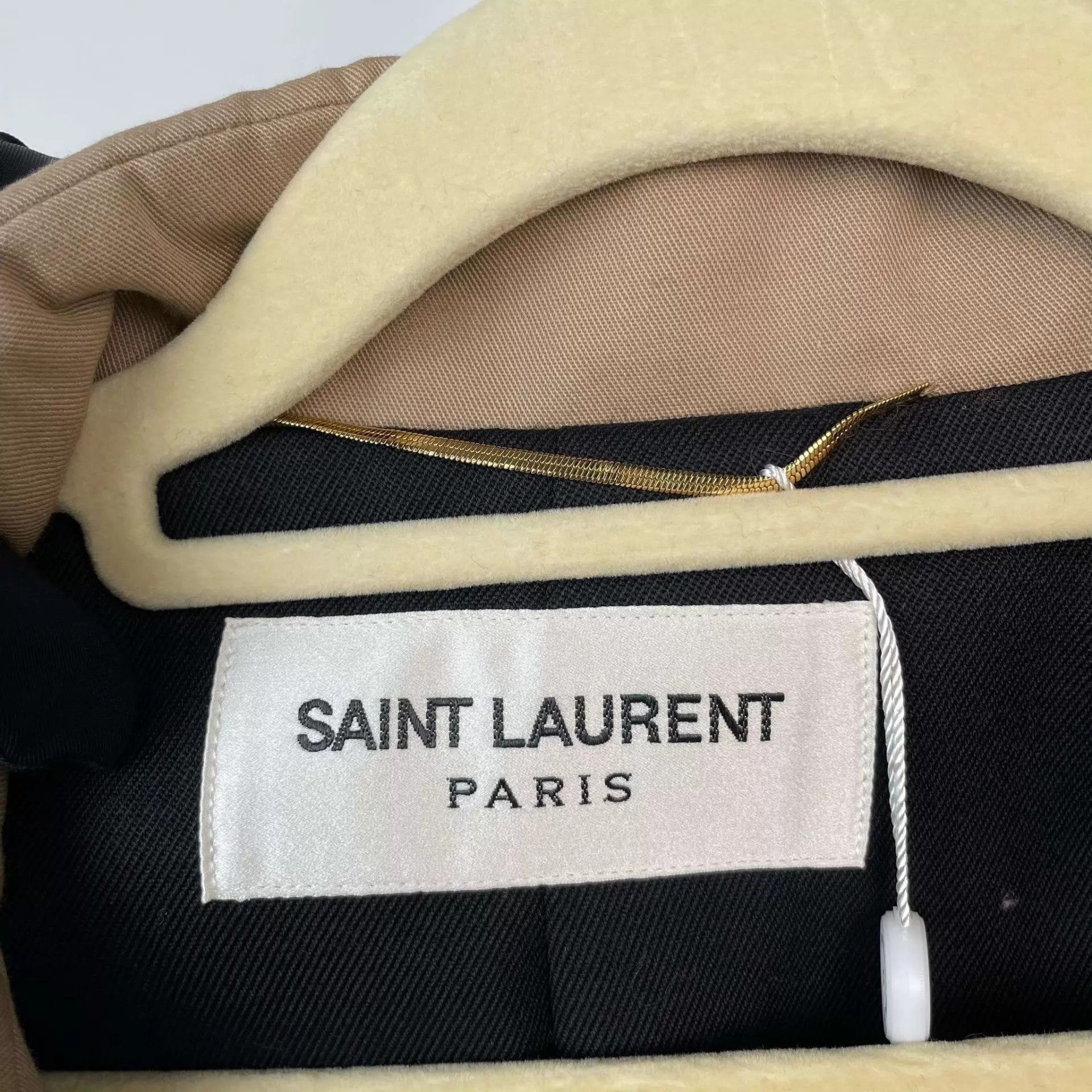 Yves Saint Laurent 98 New YSL Trench Coat Khaki Size S / US 4 / IT 40 - 3 Thumbnail