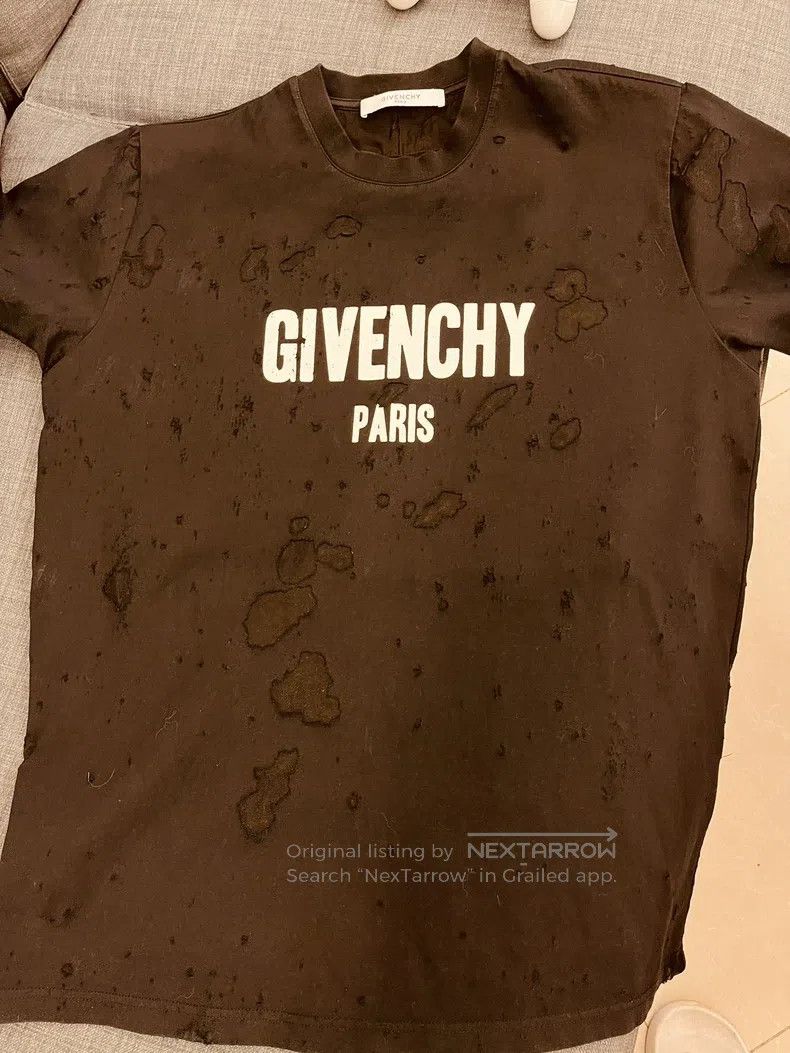 Givenchy Givenchy Brown Short-Sleeve Shirt Size US XXS / EU 40 - 1 Thumbnail