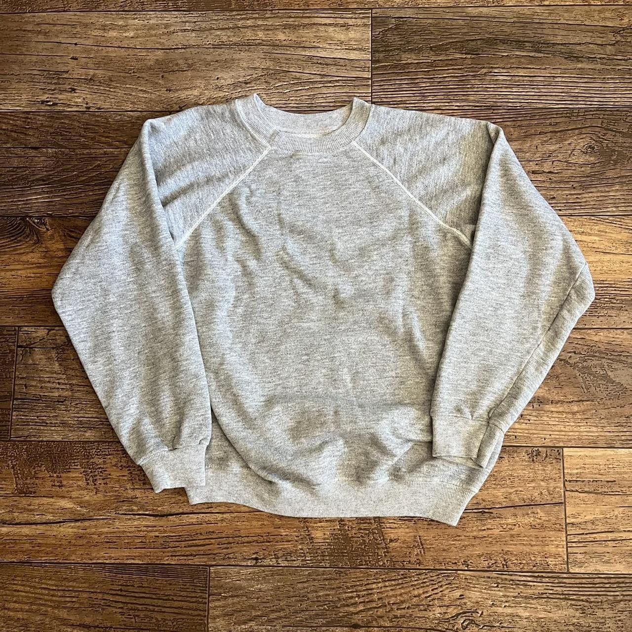 Hanes Vintage 80’s Raglan Sweater Size US M / EU 48-50 / 2 - 2 Thumbnail
