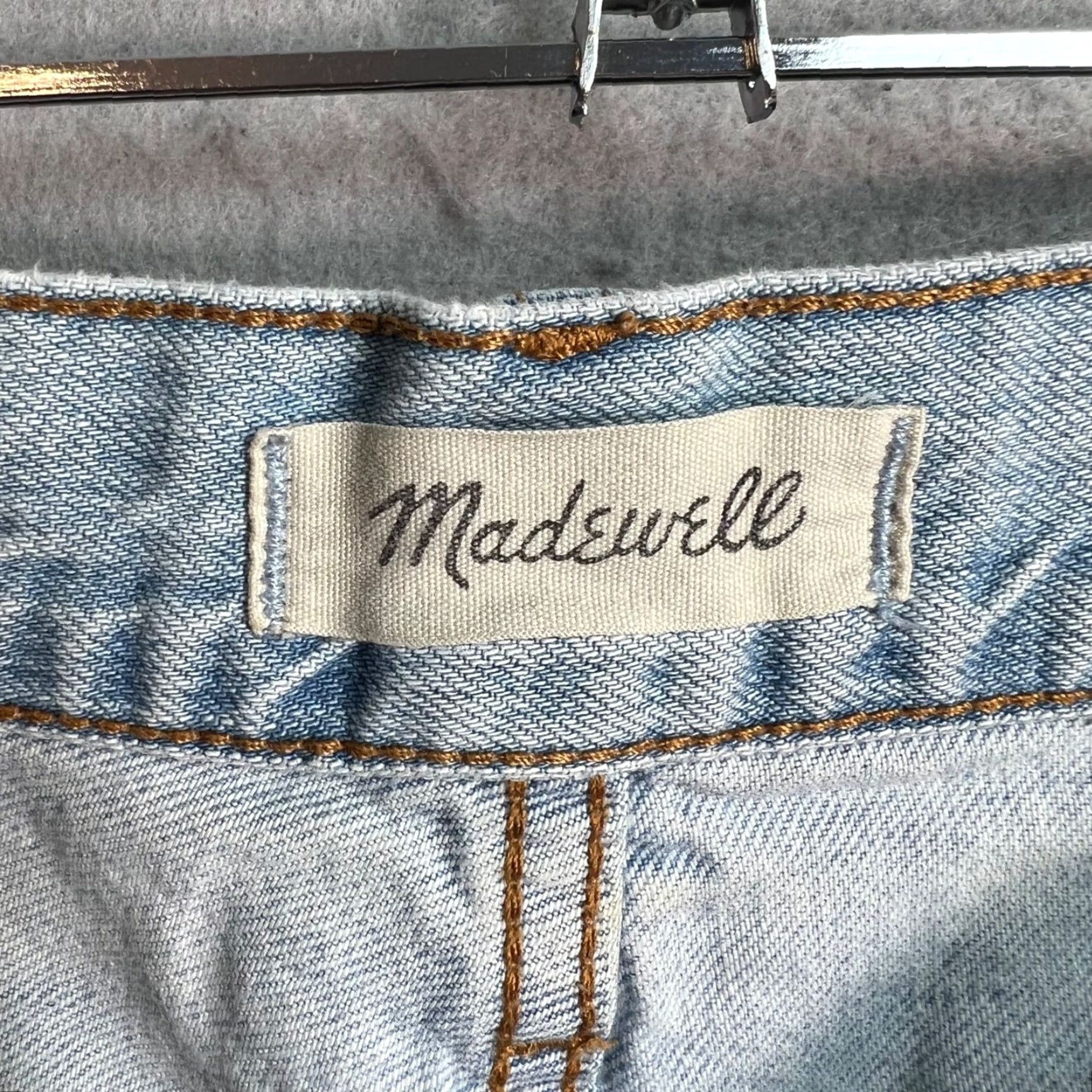 Madewell VINTAGE Madewell Jeans Womens The Perfect Summer 24 Light Wash Tapered Leg 100% Cotton Blue Size 42" / US 20 - 3 Thumbnail