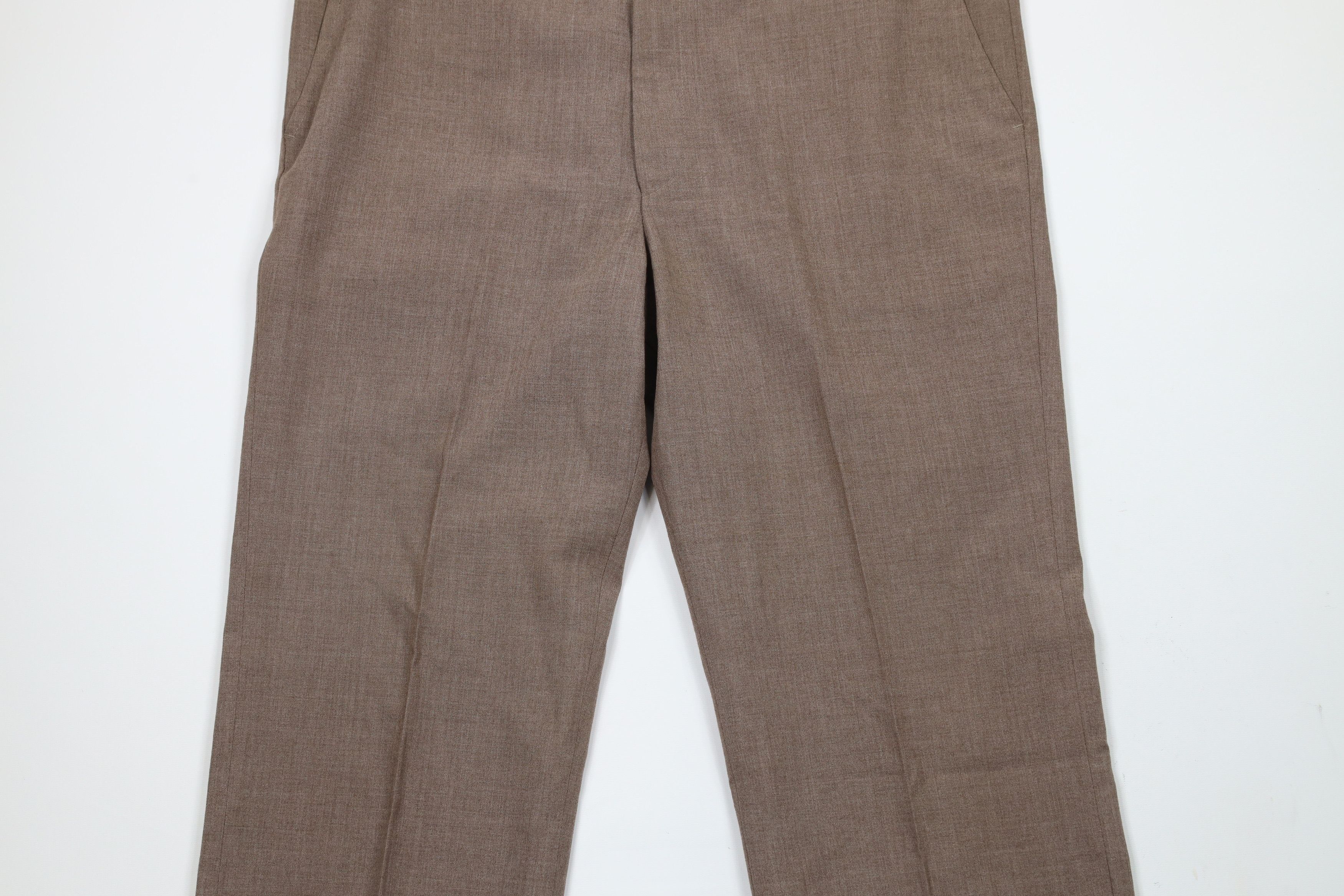 Vintage Vintage 70s Streetwear Wide Leg Chino Pants Heather USA Size US 36 / EU 52 - 3 Thumbnail