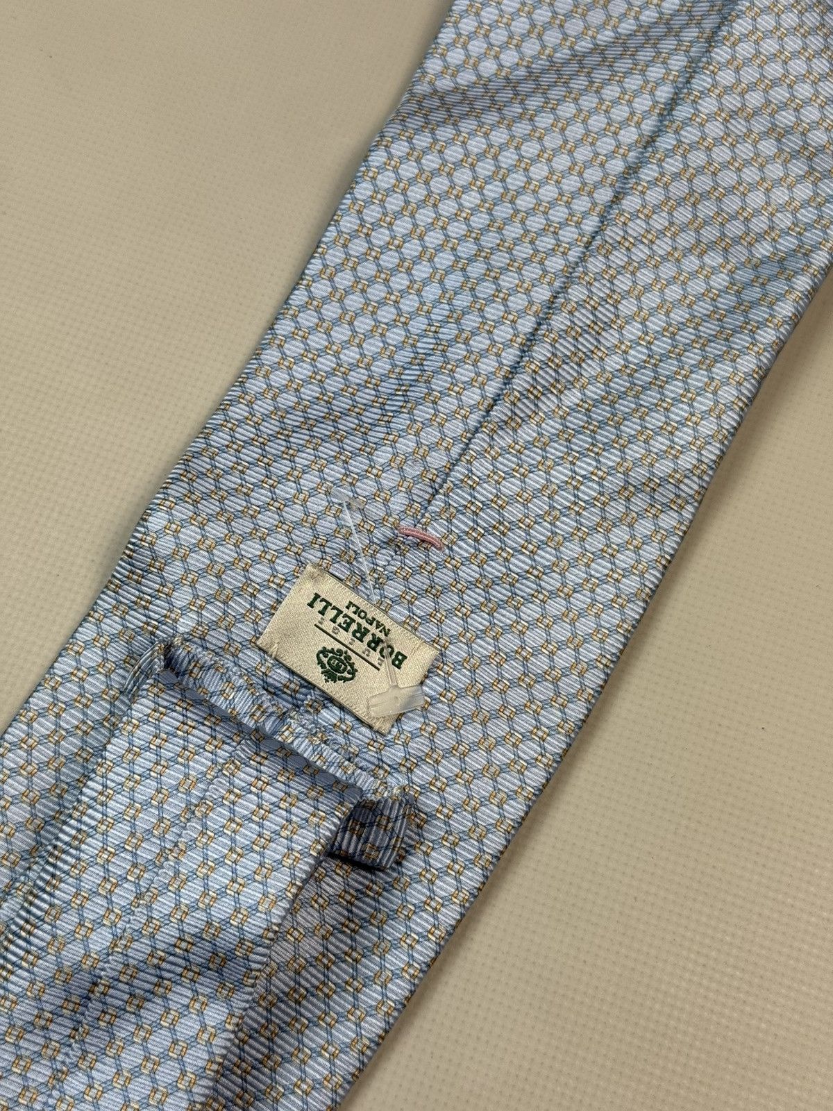 Luigi Borrelli Luigi Borrelli Napoli Silk Geometric Pattern Tie Size ONE SIZE - 8 Thumbnail