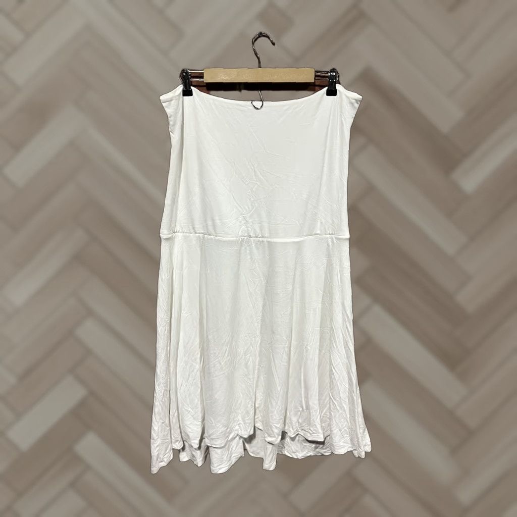 Vintage INC International Concepts Womens Skirt 0X Long Maxi White Size 40" / US 18 - 1 Thumbnail