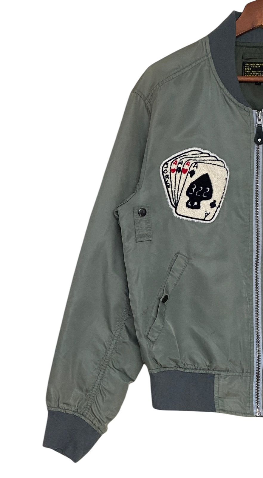 Vintage Brand Aspesi Blu & Co MA-1 Fly Jacket 2000s