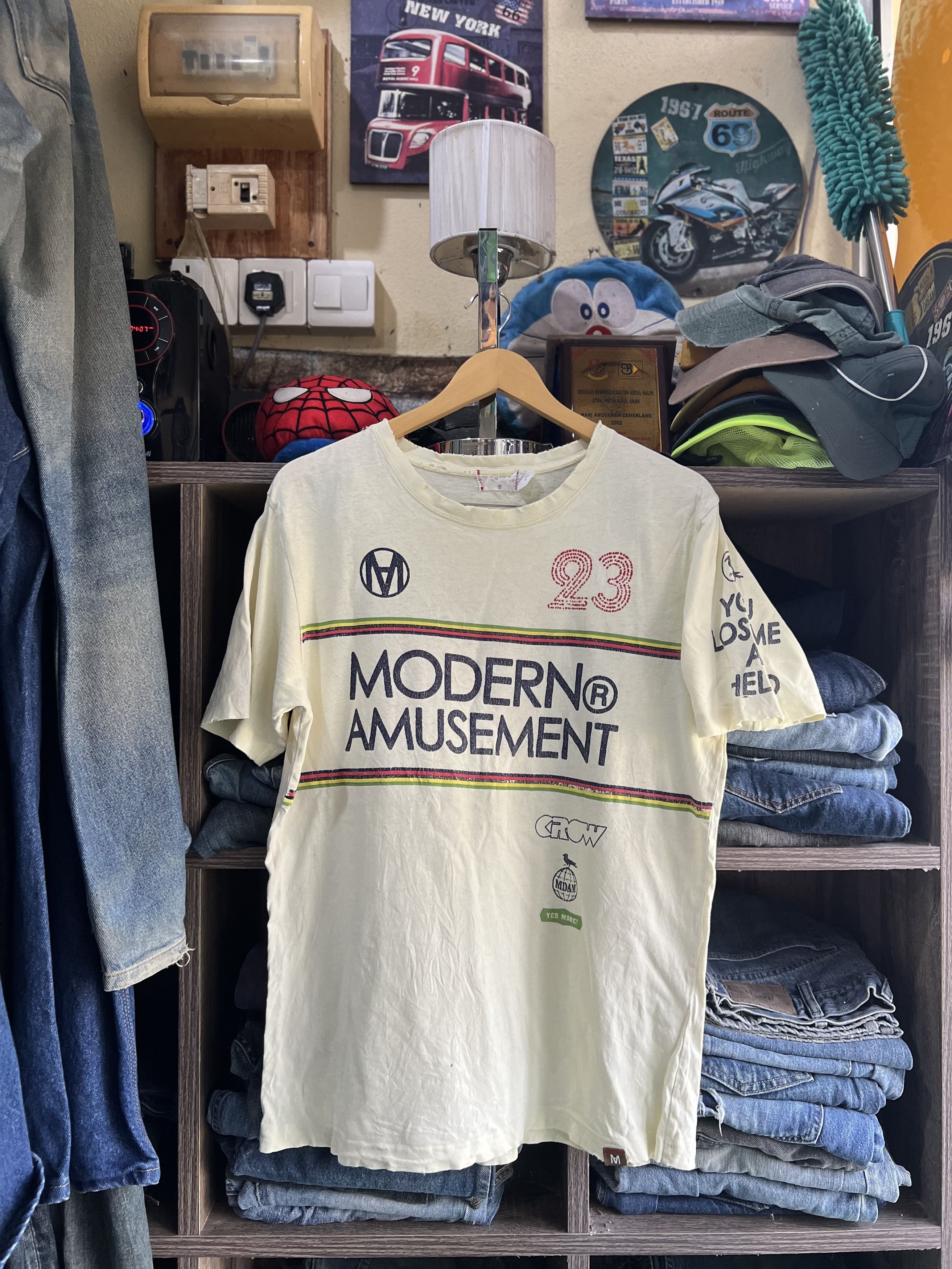 Modern Amusement 🔥Distressed Modern Amusement Tee Size US M / EU 48-50 / 2 - 16 Thumbnail