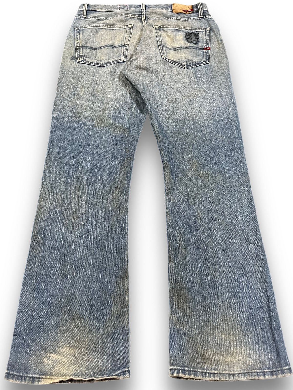 Quiksilver Vintage Quicksilver Signature Flare Tiger Embroidded Denim Size US 32 / EU 48 - 8 Thumbnail