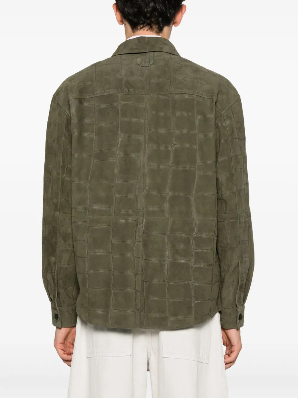 Jacquemus o1mle0326 Croco Shirt in Green Size US XL / EU 56 / 4 - 4 Thumbnail