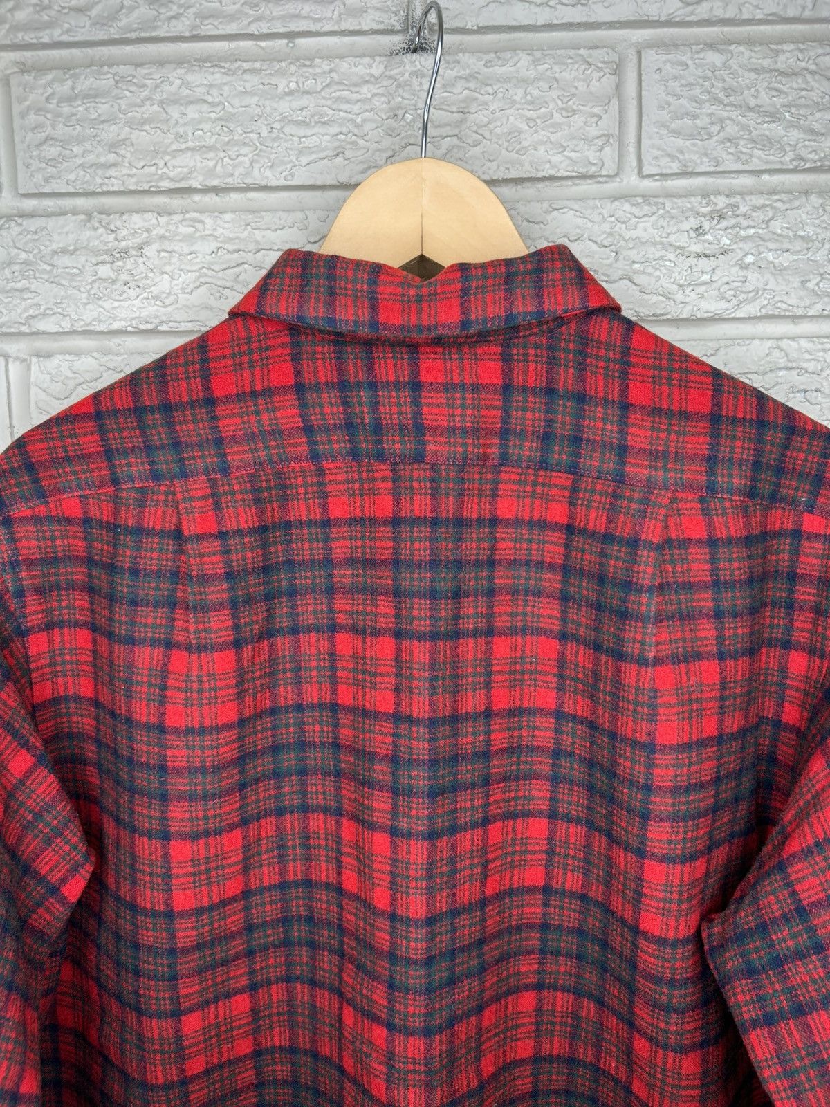 Pendleton Vintage 60s Pendleton Loop Collar Wool Board Shirt Size US L / EU 52-54 / 3 - 9 Thumbnail