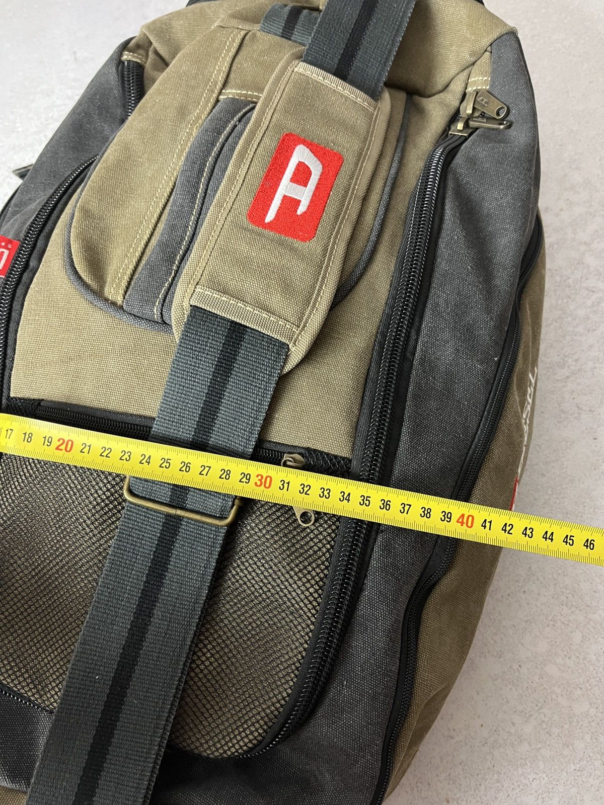 Diesel Vintage DIESEL Archive Y2K Military Shoulder Travel Bag Rare Size ONE SIZE - 18 Thumbnail
