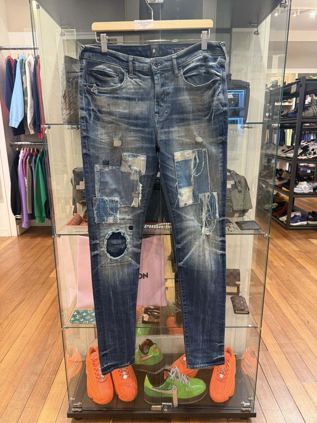 Prps PRPS Patchwork Barracuda Selvadge Denim Jeans Size US 32 / EU 48 - 1 Thumbnail