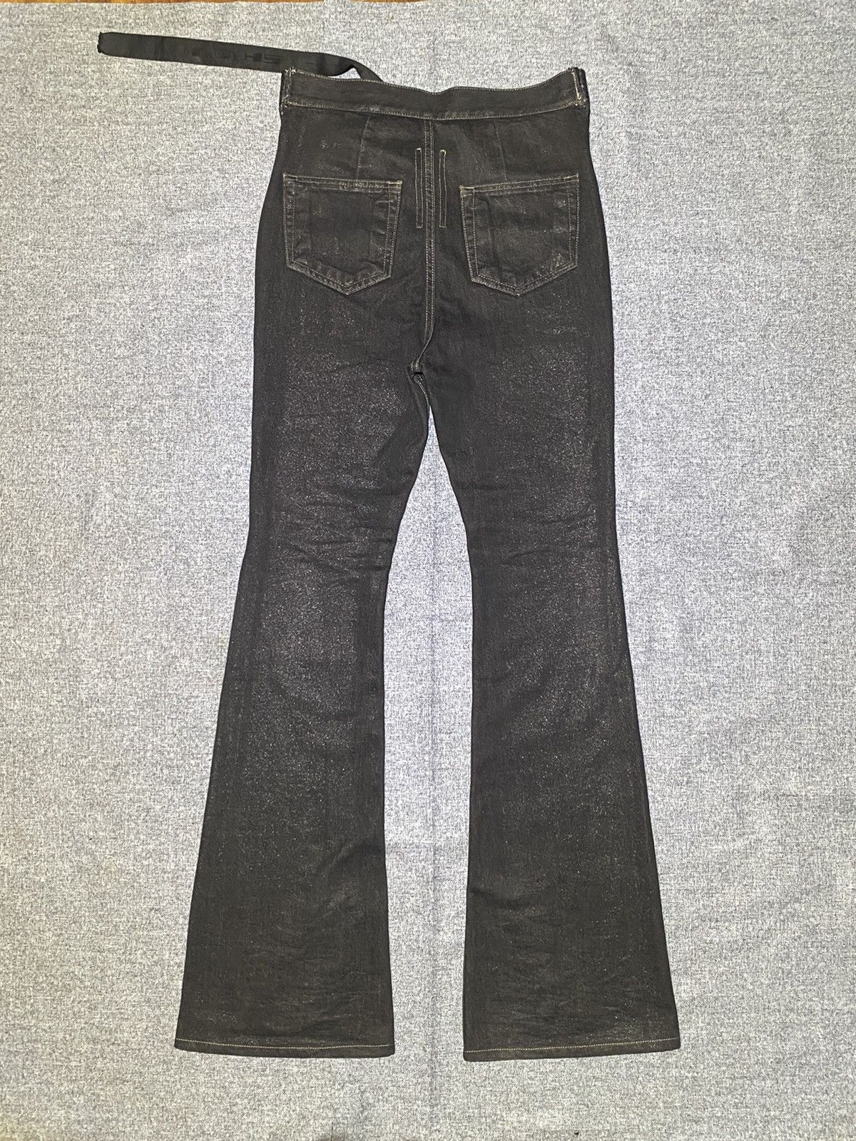 Rick Owens Rick Owens drkshdw F/W21 waxed selvedge denim bolans Size US 30 / EU 46 - 3 Thumbnail