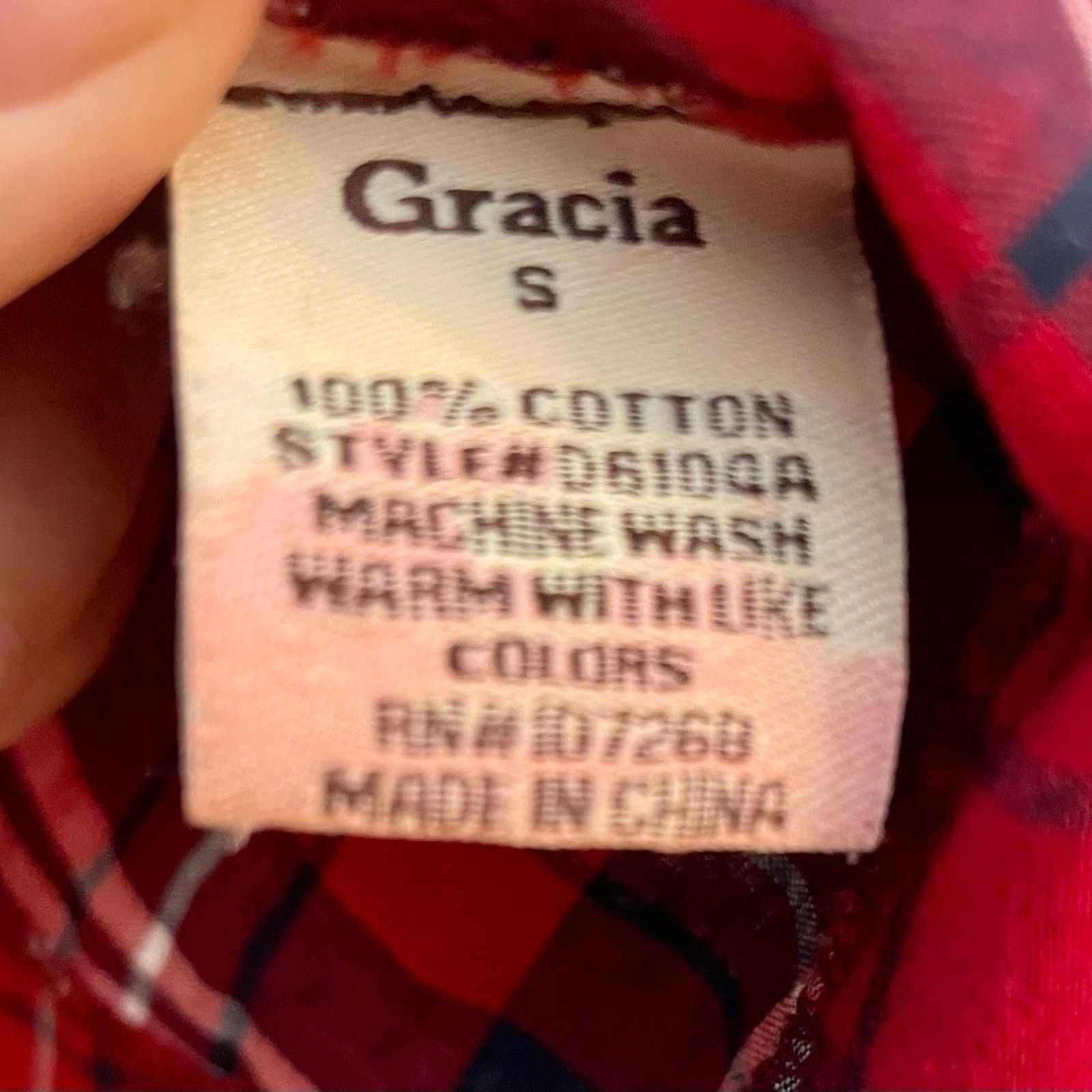 & Other Stories Gracia Red and Navy Plaid Dress Size S / US 4 / IT 40 - 4 Thumbnail