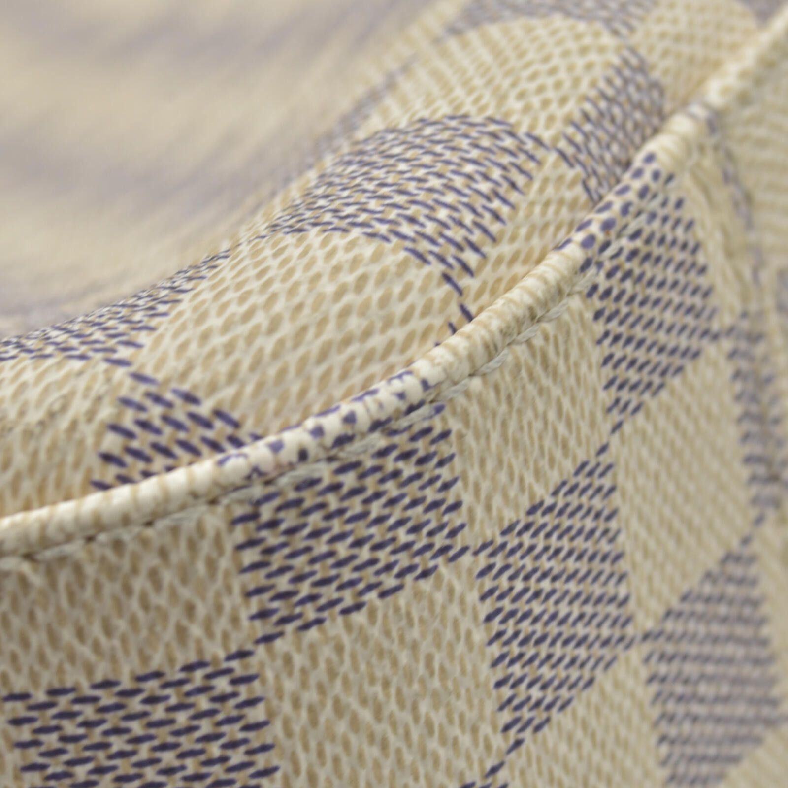 Louis Vuitton $2740 Louis Vuitton Damier Azur Slouchy MM Rose Ballerine Size ONE SIZE - 11 Thumbnail