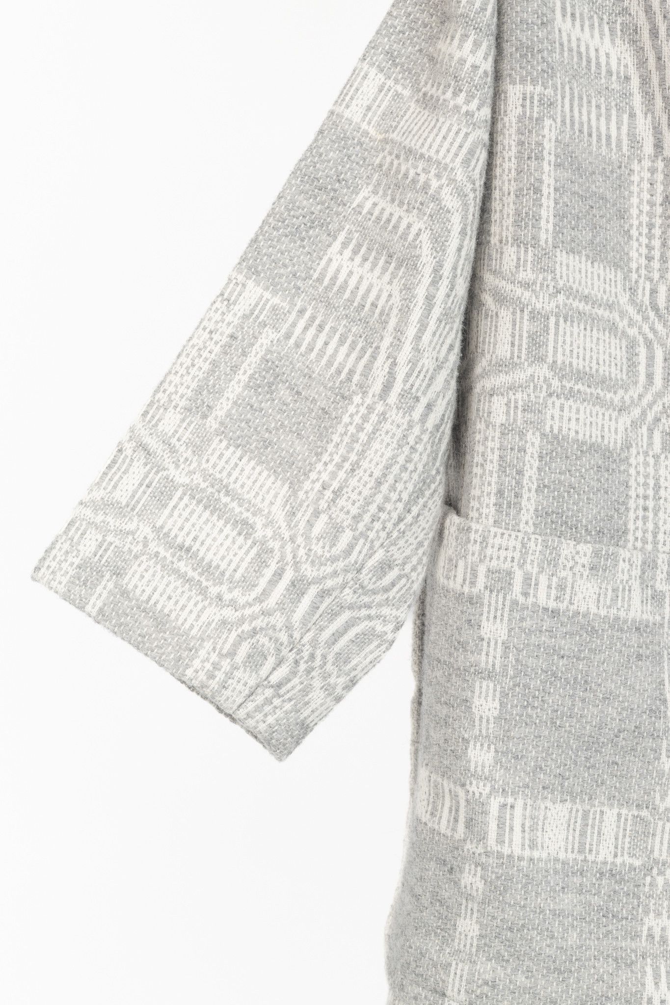 Isabel Marant Etoile Isabel Marant Etoile Aude Geometric-Jacquard Blanket Coat Size S / US 4 / IT 40 - 6 Thumbnail