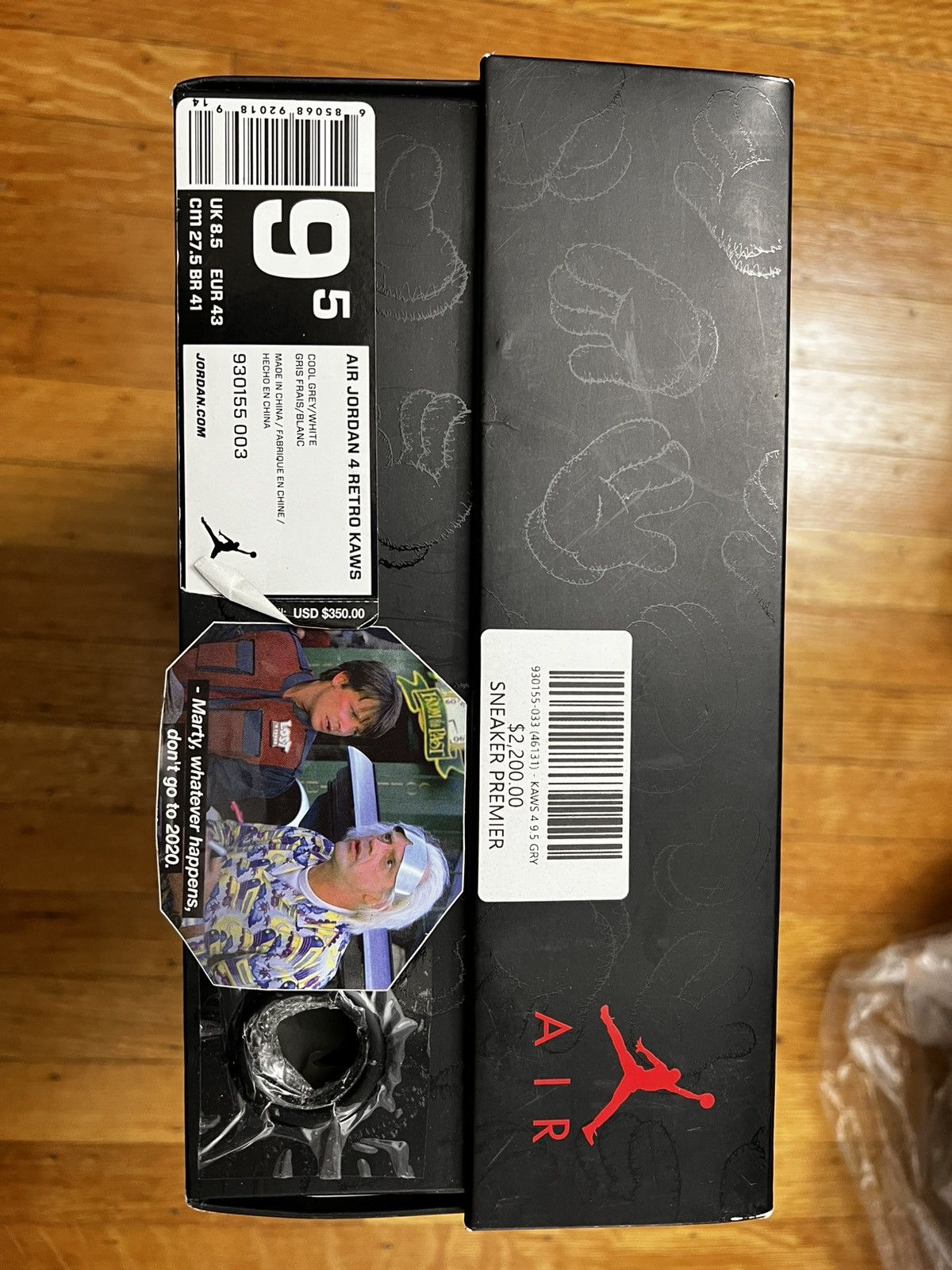 Jordan Brand × Kaws Kaws Jordan 4 Grey Size US 9.5 / EU 42-43 - 10 Thumbnail