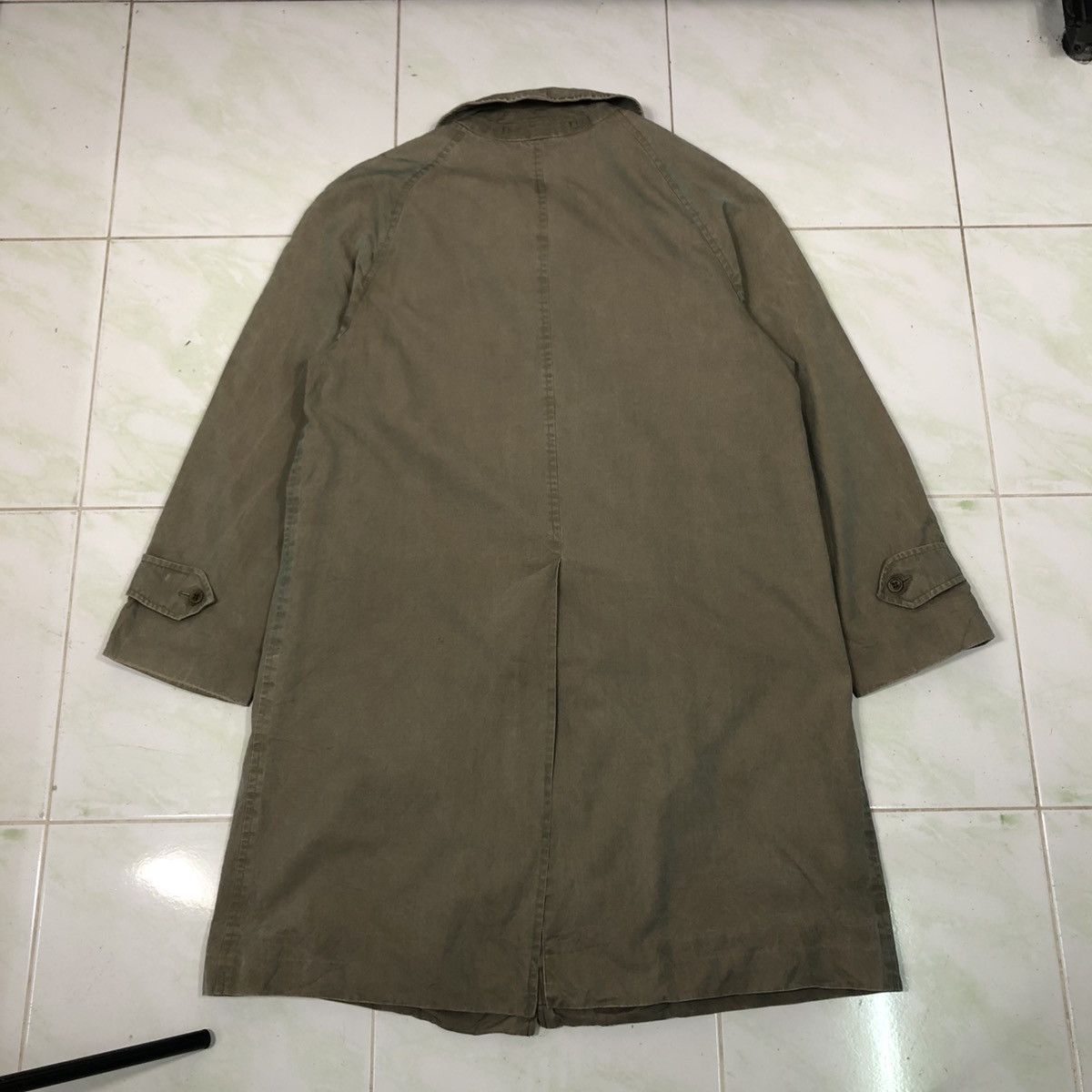 Burberry 💥VINTAGE TRENCH COAT LONG JACKET BURBERRYS MADE IN ENGLAND Size US M / EU 48-50 / 2 - 3 Thumbnail