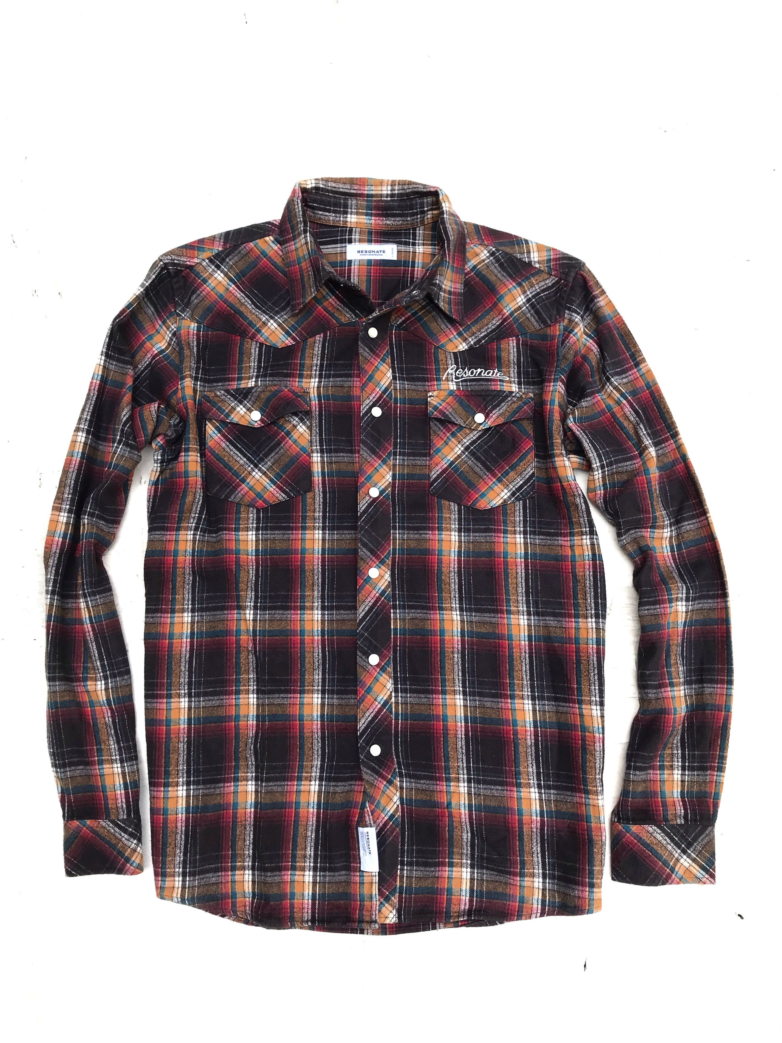 Hiroshi Fujiwara Resonate Good enough Hiroshi Fujiwara flannel Made in japan Size US L / EU 52-54 / 3 - 10 Thumbnail