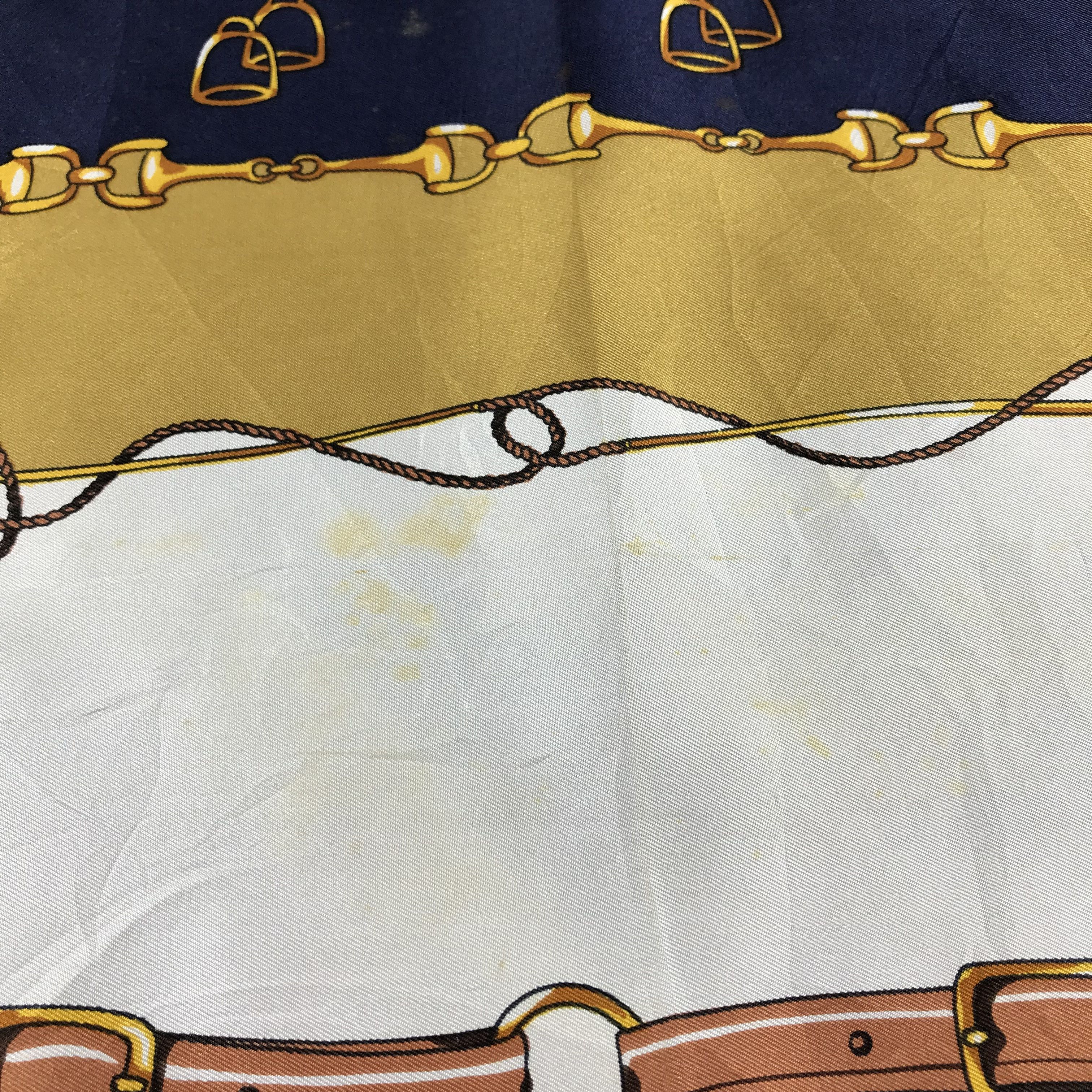 Vintage Vintage Cordier Hand Rolled Silk Scarf M128 Size ONE SIZE - 6 Thumbnail