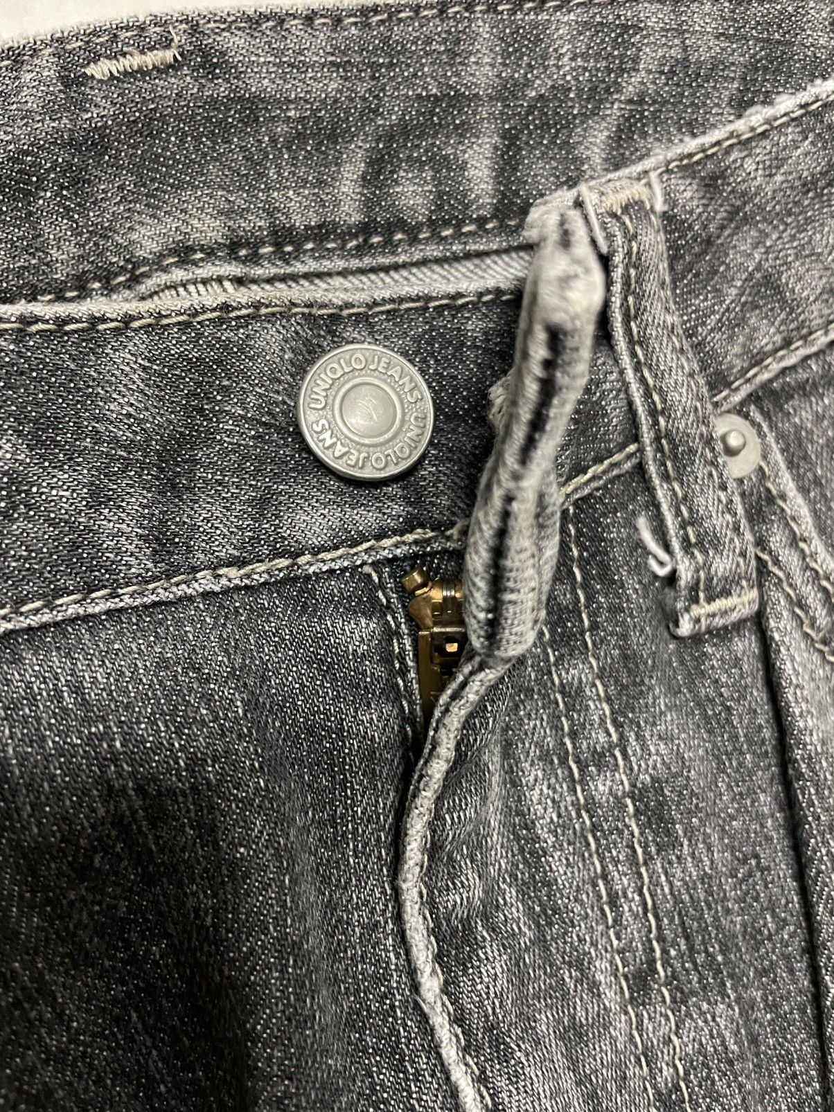 Uniqlo 💥Bootcut💥Vintage 90s Mudwash Bootcut Rare Jeans Size 25" / US 0 / IT 36 - 7 Thumbnail