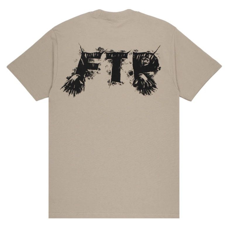 Fuck The Population FTP Grave Logo Tee (Sand) – Size M – NEW – As Pictured Size US M / EU 48-50 / 2 - 1 Thumbnail