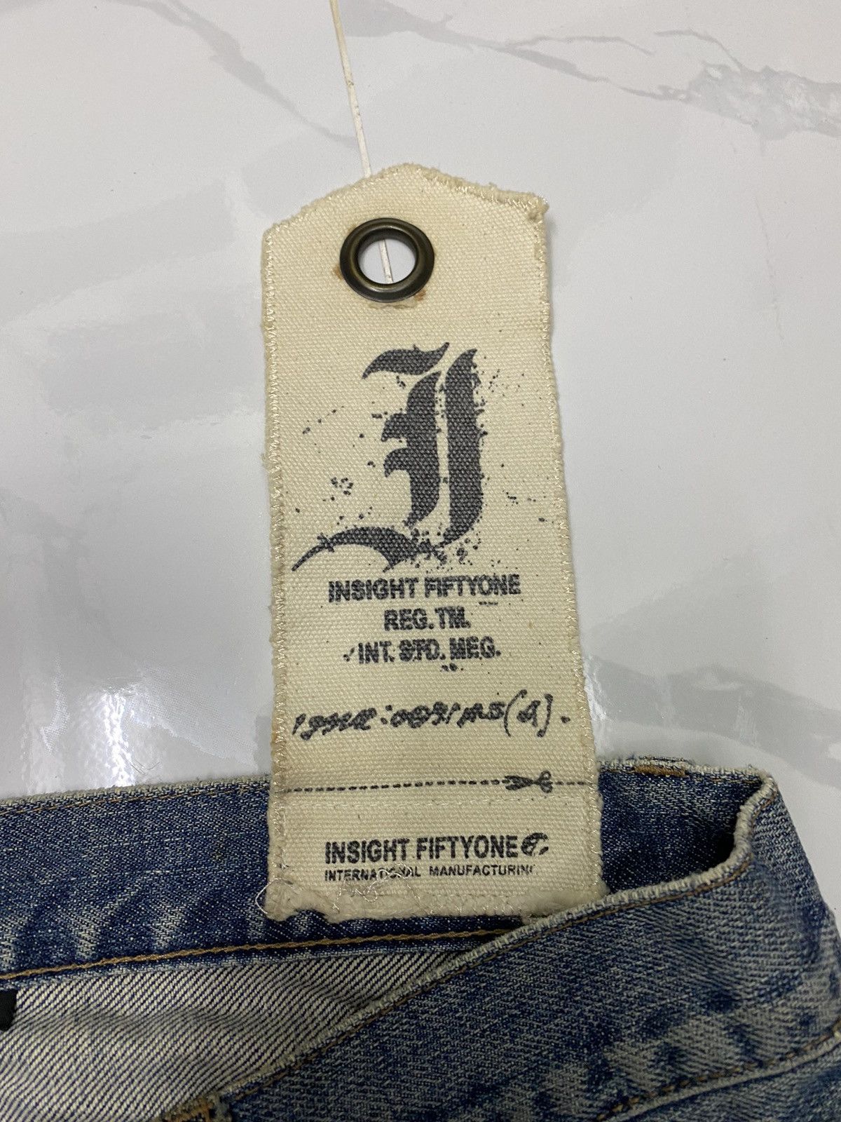 14th Addiction 🔥THE VOID INSIGHT FIFTYONE PUNK GOTH DISTRESSED DENIM JEANS Size US 32 / EU 48 - 11 Thumbnail
