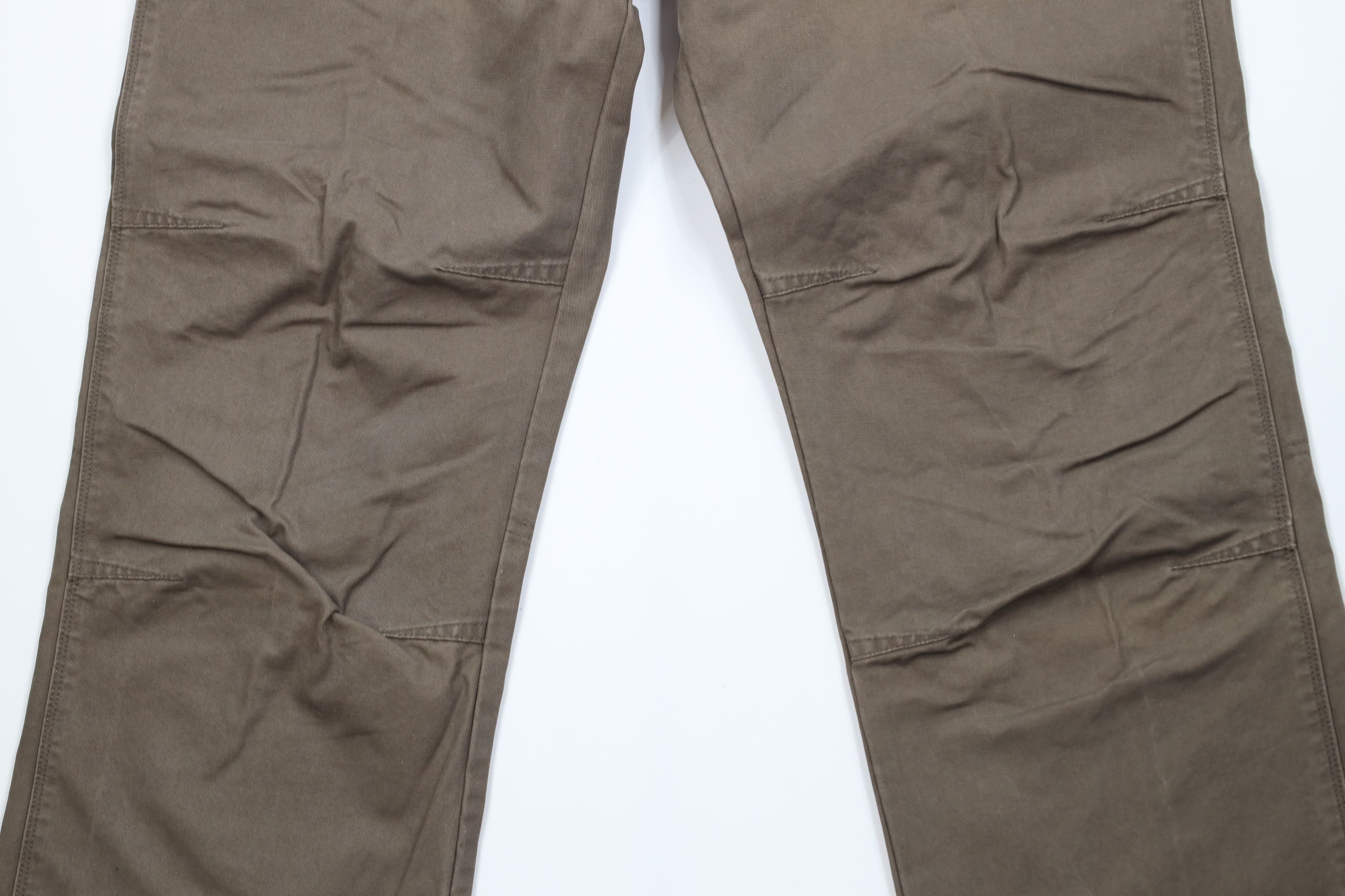Eddie Bauer Vintage Eddie Bauer Double Knee Canvas Wide Leg Pants Brown Size US 35 - 3 Thumbnail