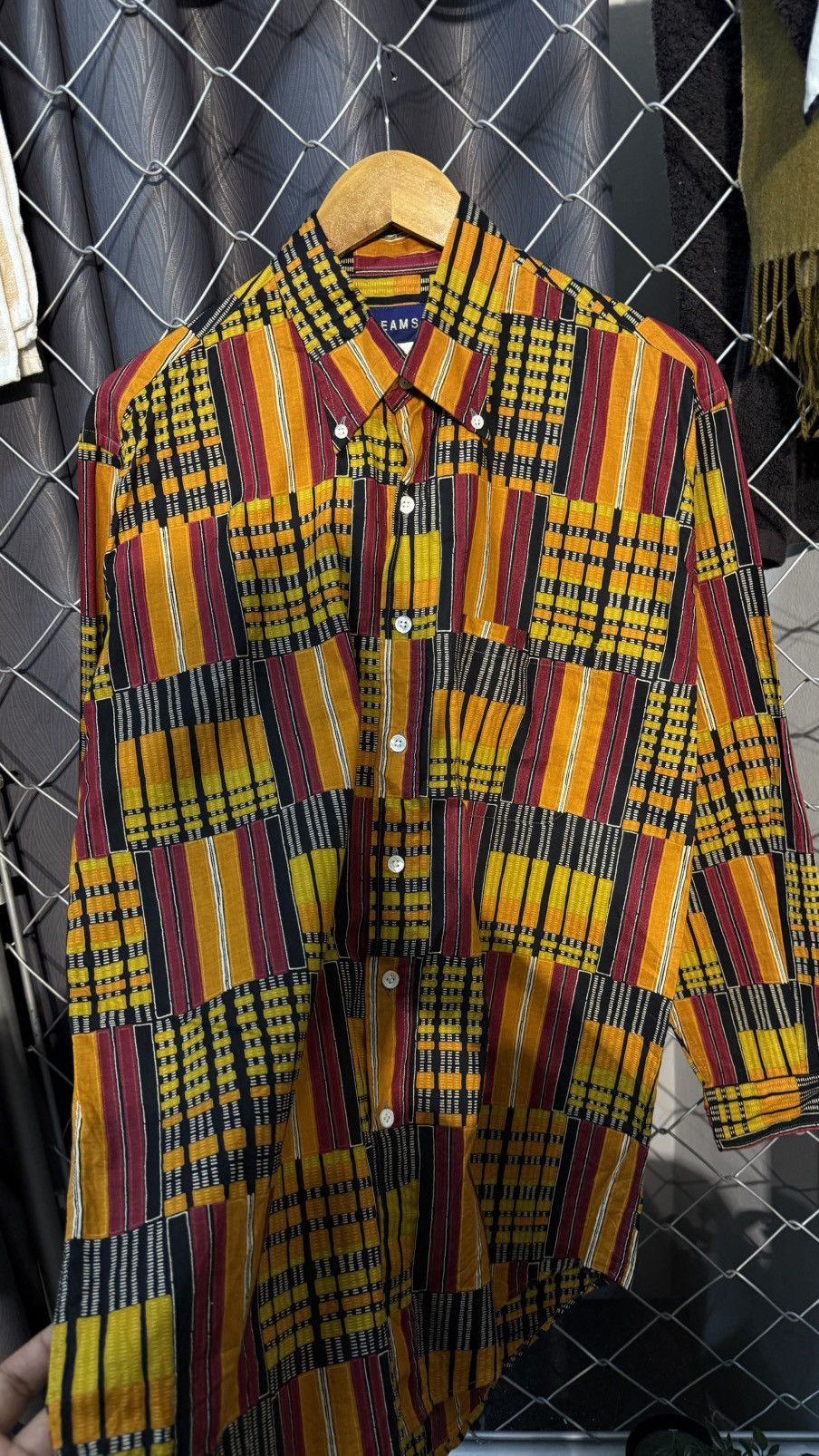 Beams Japan Beams Japanese Brand Printed Button Down Shirt Size US L / EU 52-54 / 3 - 2 Thumbnail