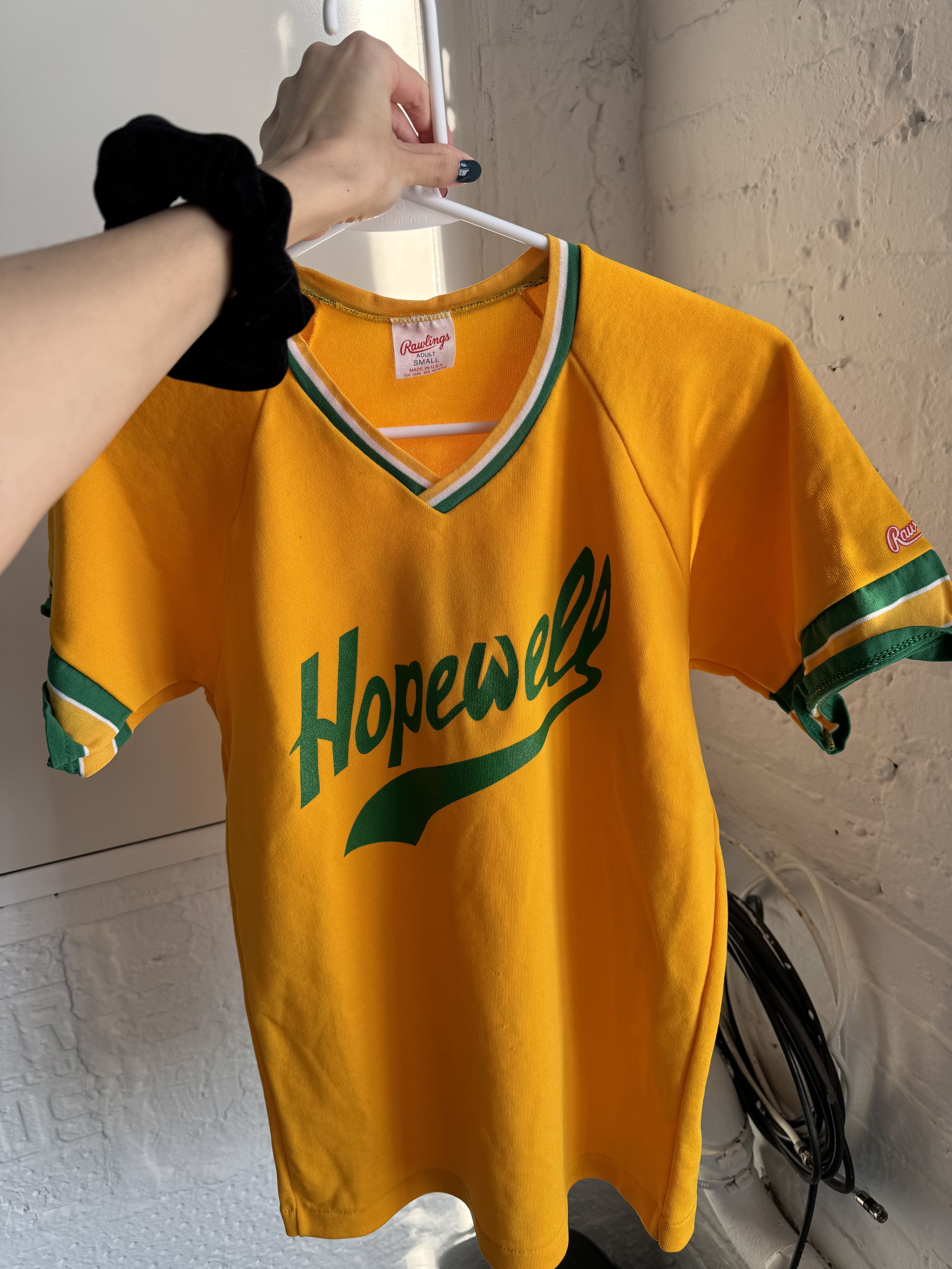 Vintage Vintage 1980's Rawlings Hopewell Baseball Jersey Size US S / EU 44-46 / 1 - 3 Thumbnail