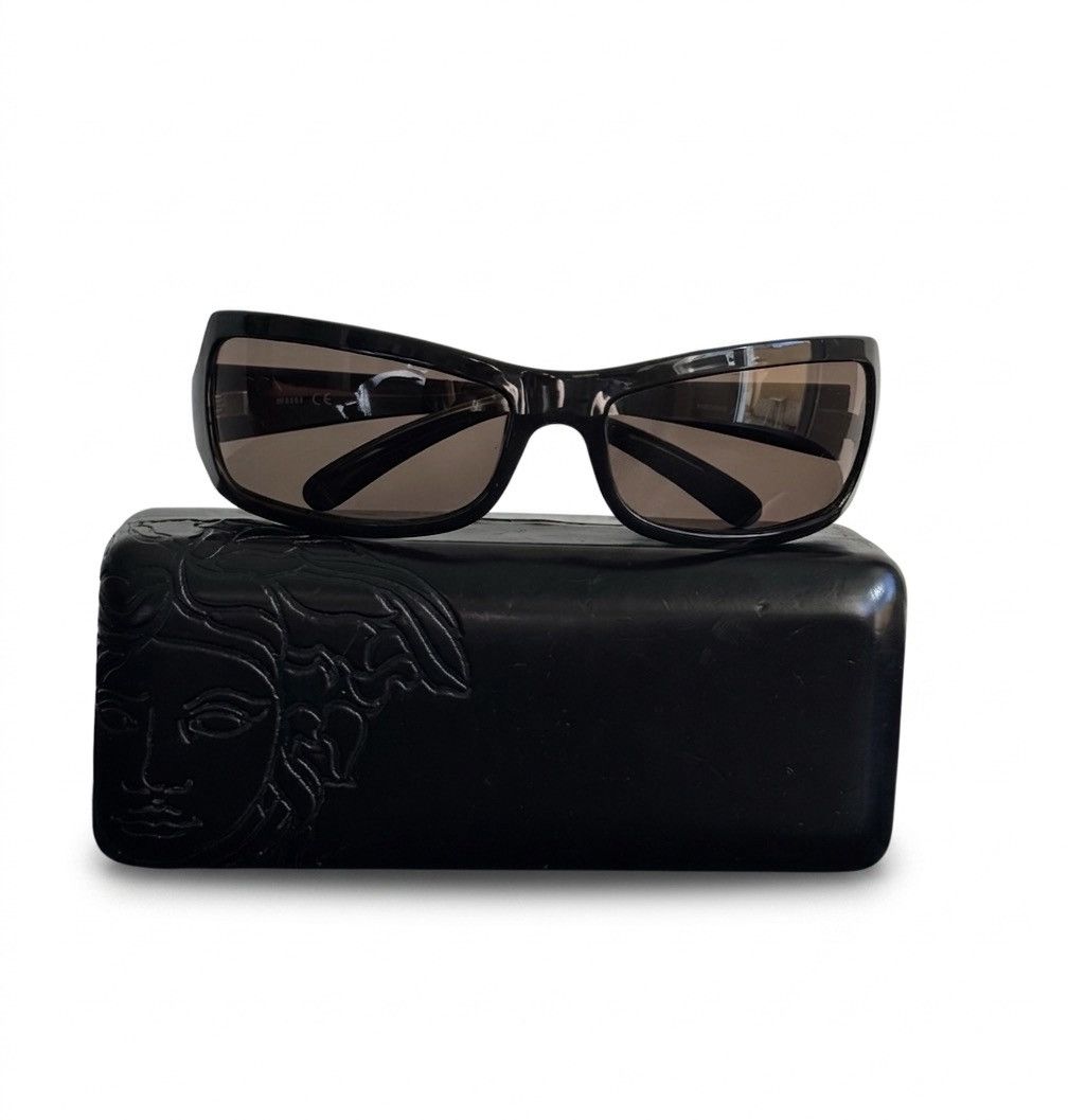 Versace Vintage Versace Versus brown sunglasses Size ONE SIZE - 1 Thumbnail