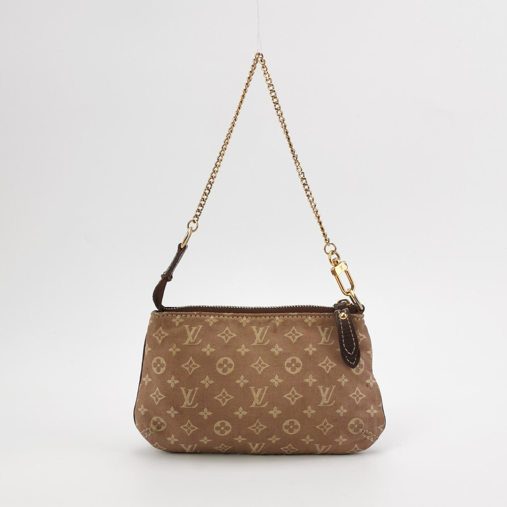 Louis Vuitton Louis Vuitton (LV) Cowhide Canvas Monochrome Zipper Handbag Size ONE SIZE - 1 Thumbnail