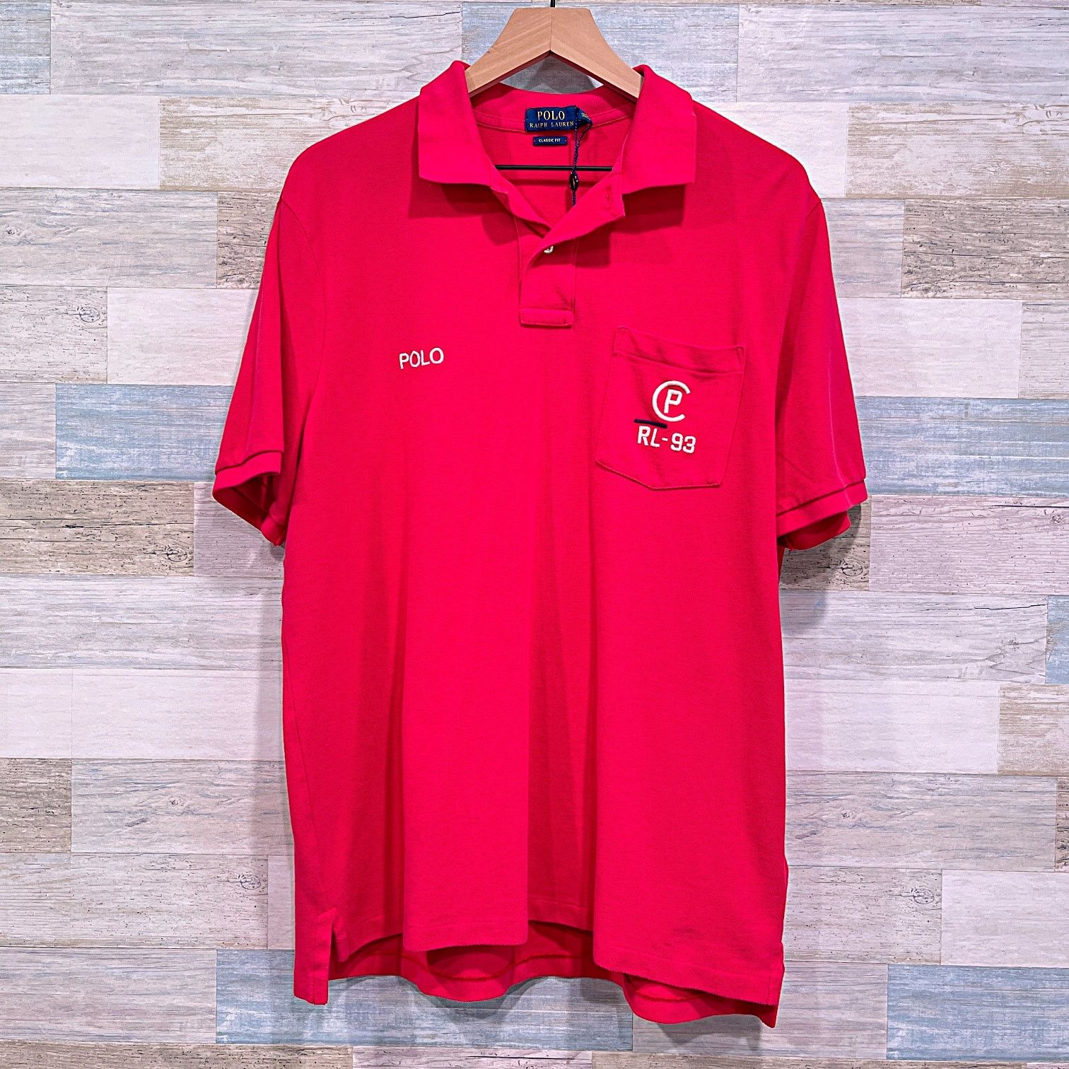 Polo Ralph Lauren POLO Ralph Lauren Classic Pocket Logo Shirt Red Short Sleeve Size US L / EU 52-54 / 3 - 1 Thumbnail