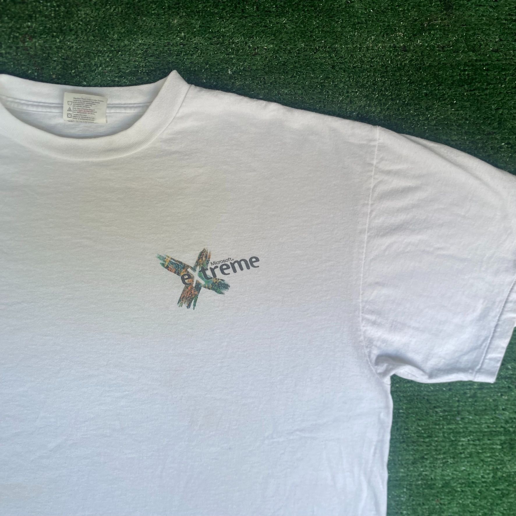 Microsoft Vintage 90s Microsoft Extreme Shirt Retro Computer Tech Tee Size US XL / EU 56 / 4 - 2 Thumbnail