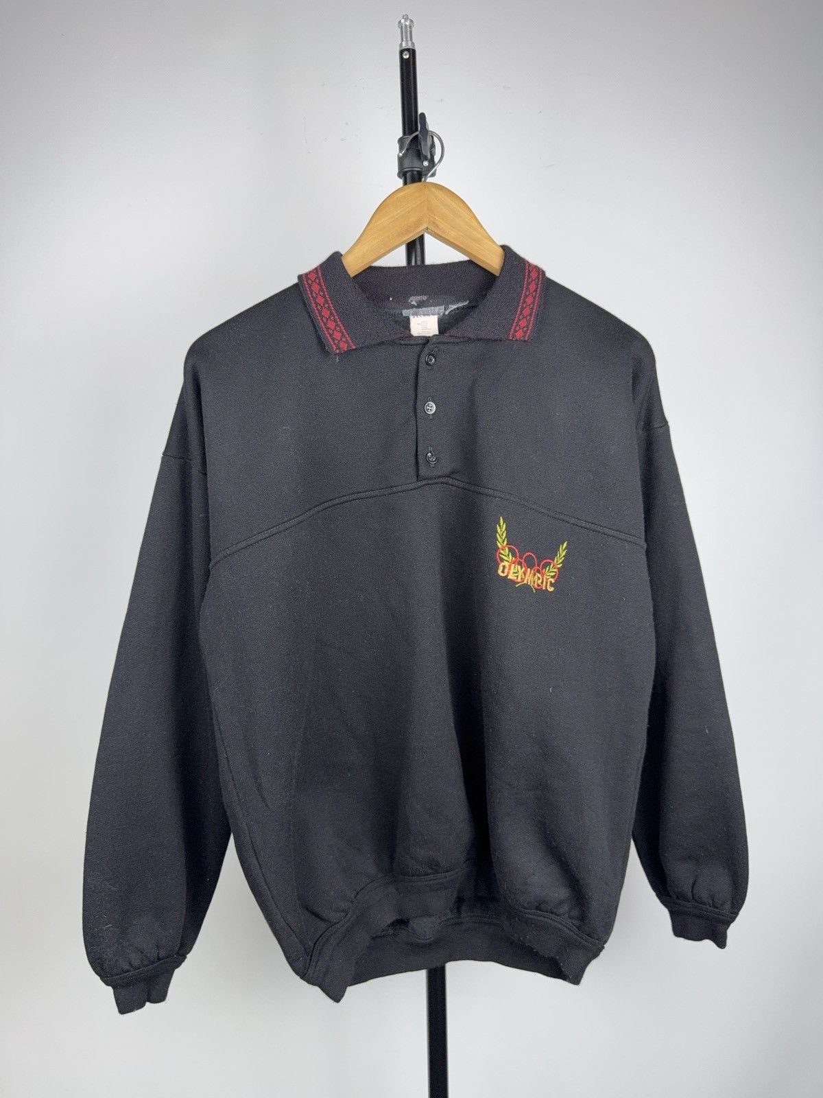 USA Olympics Vintage 90s Olympic USA Retro Sweatshirt Polo Crewneck Size US S / EU 44-46 / 1 - 1 Thumbnail
