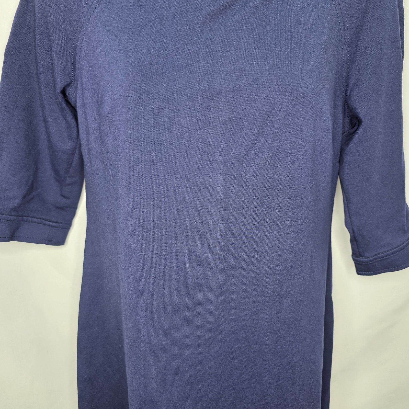Other Talbots Blue Elbow length Sleeve Round Neck Sheath Dress Size S / US 4 / IT 40 - 5 Thumbnail