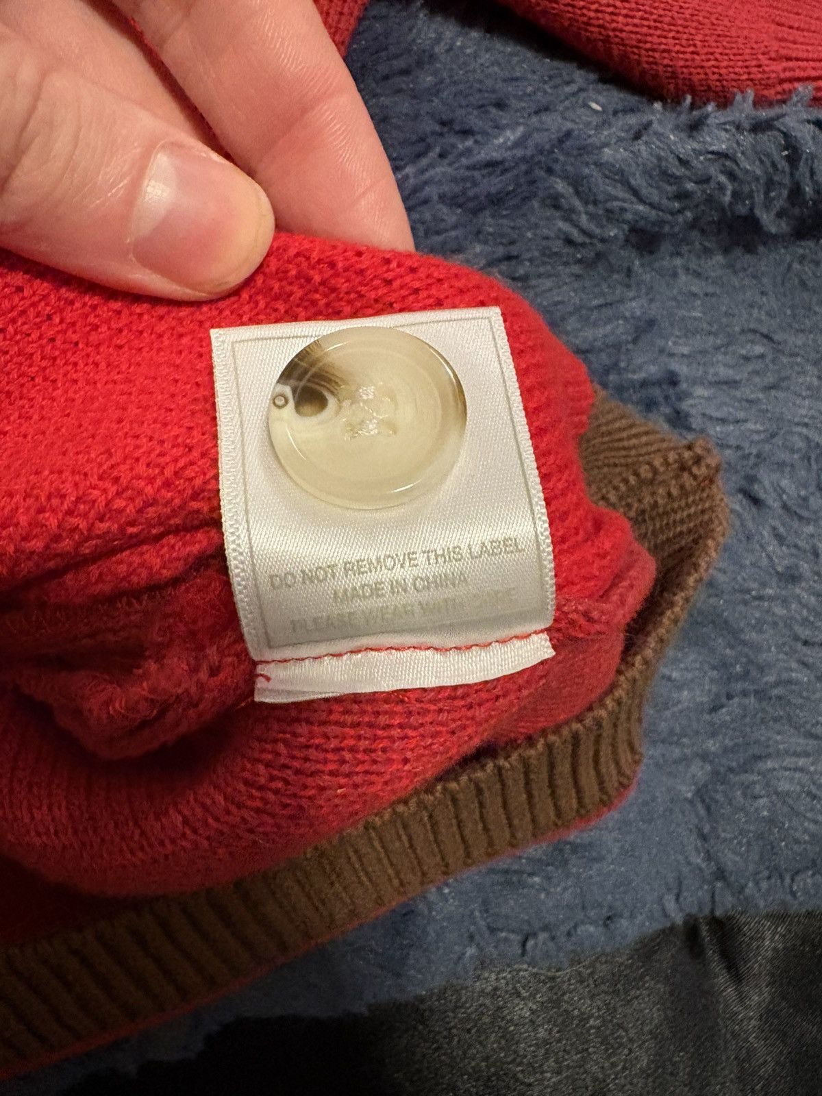 Bad Son Bad Son Red knit Polo Size US S / EU 44-46 / 1 - 5 Thumbnail