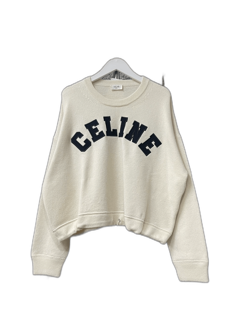 Celine Celine Logo Sweater in Size Small Size US S / EU 44-46 / 1 - 1 Thumbnail
