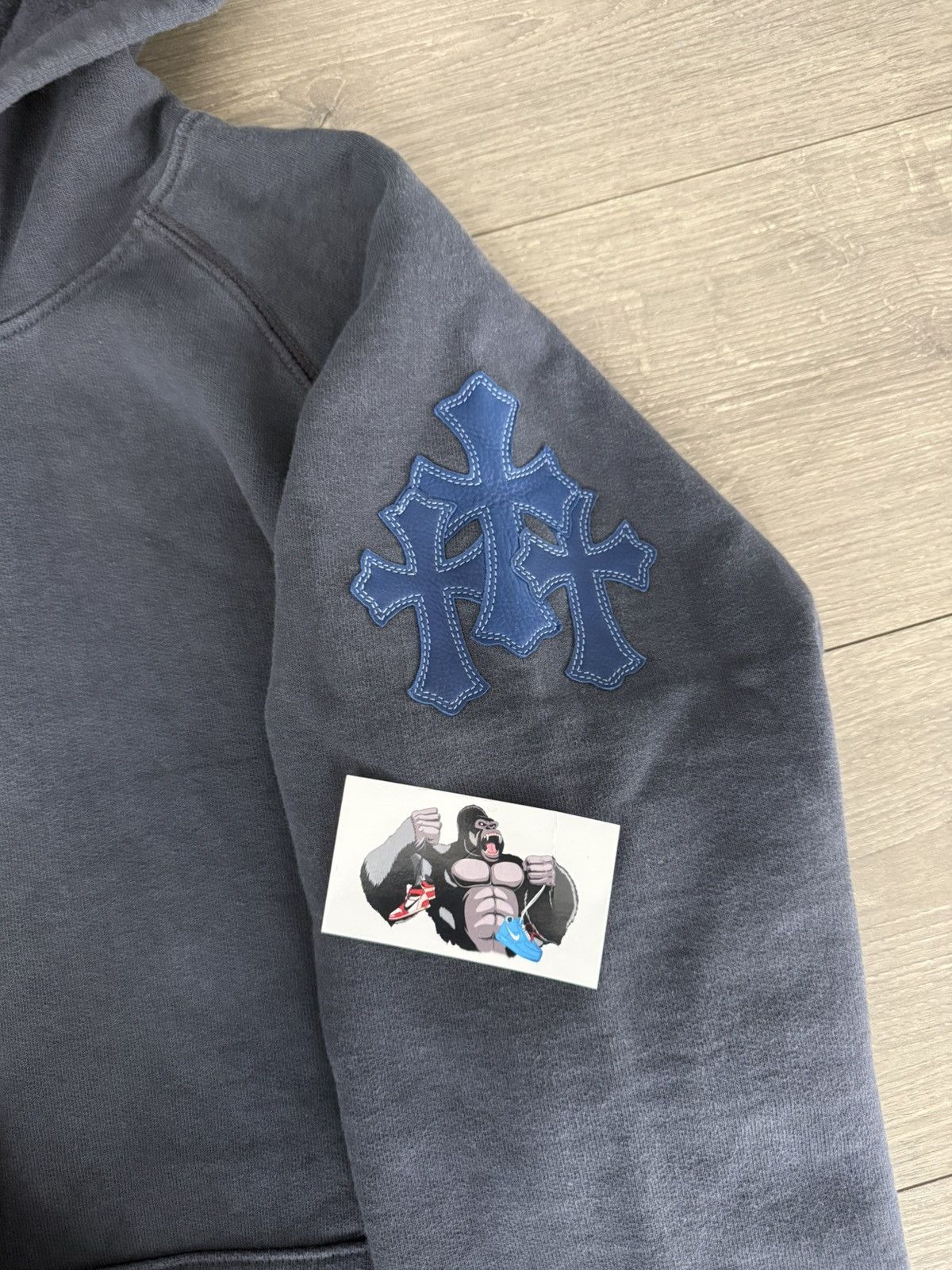 Chrome Hearts Chrome Hearts Paper Jam Triple Leather Cross Patch Hoodie Size US XL / EU 56 / 4 - 3 Thumbnail