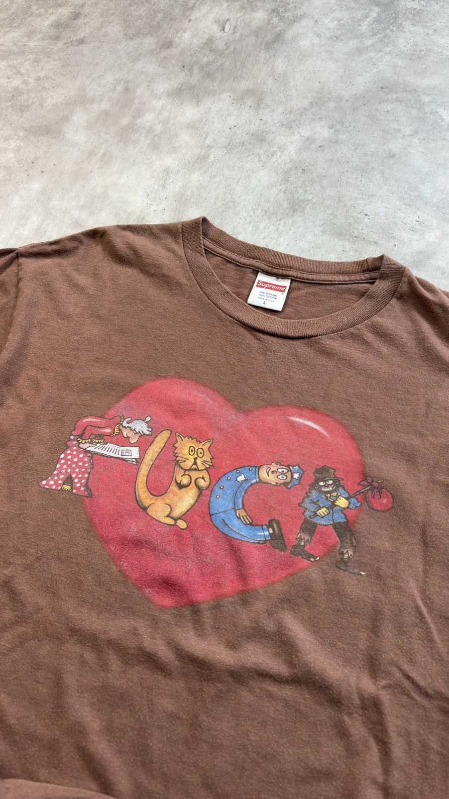 Supreme Supreme “F#ck” Tee Faded Archive Size US L / EU 52-54 / 3 - 7 Thumbnail