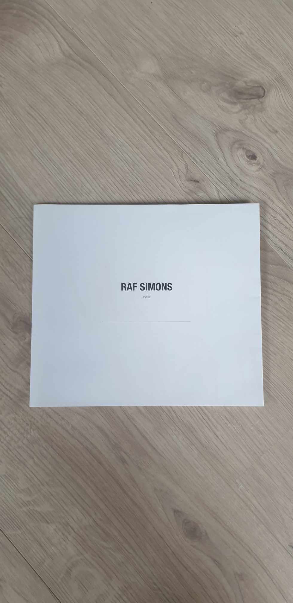 Raf Simons spring 2023 ready-to-wear invitation poster