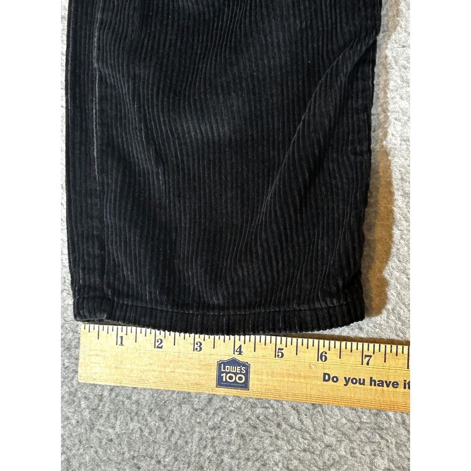 Levi's Levi's Corduroy Pants Mens 30x30 Black Straight Leg Regular Fit Five-Pocket Chino Vintage No Size US 30 / EU 46 - 6 Thumbnail
